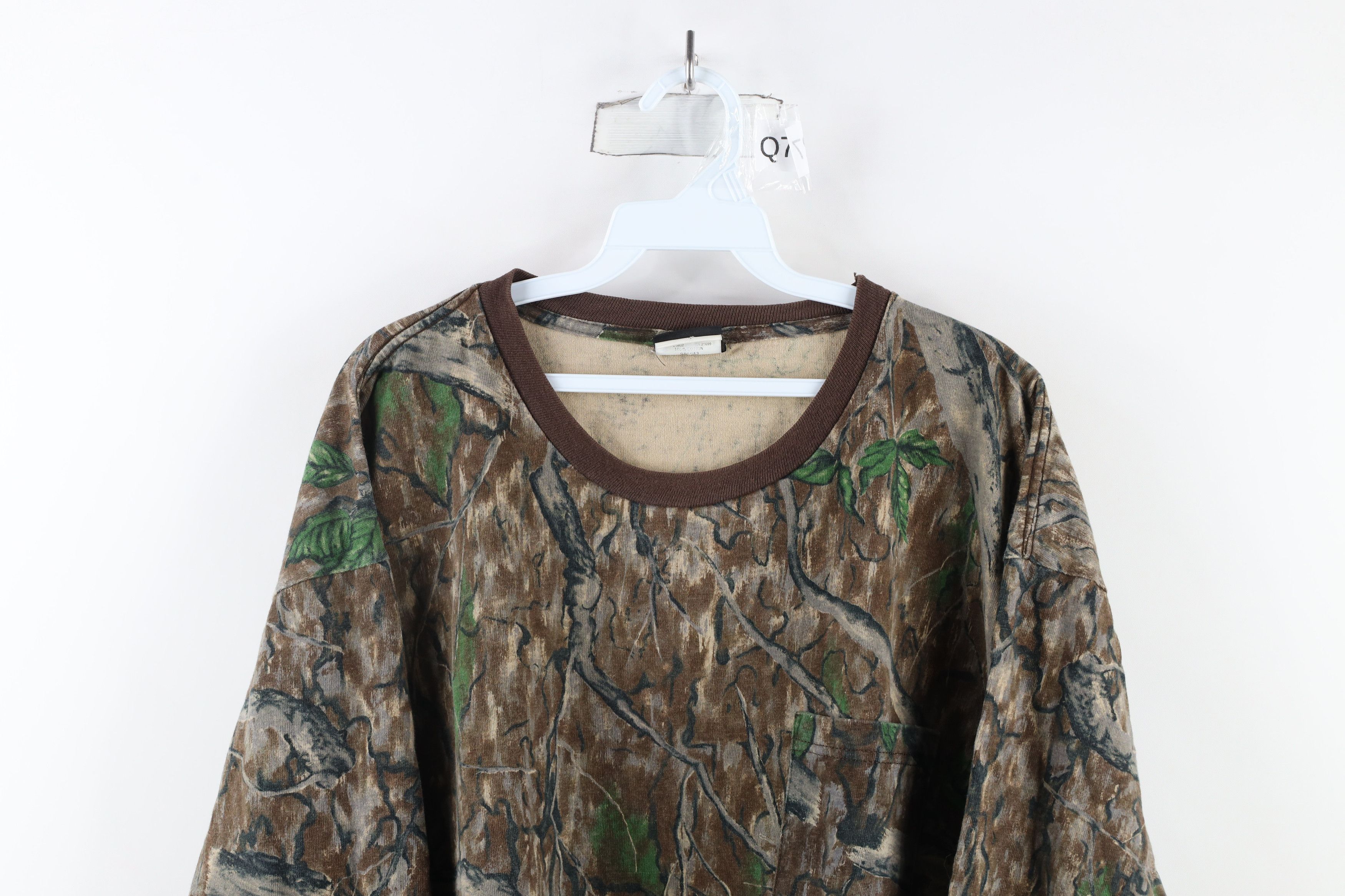 Vintage Vintage 90s Streetwear Camouflage Long Sleeve T-Shirt USA Size US XXL / EU 58 / 5 - 2 Thumbnail