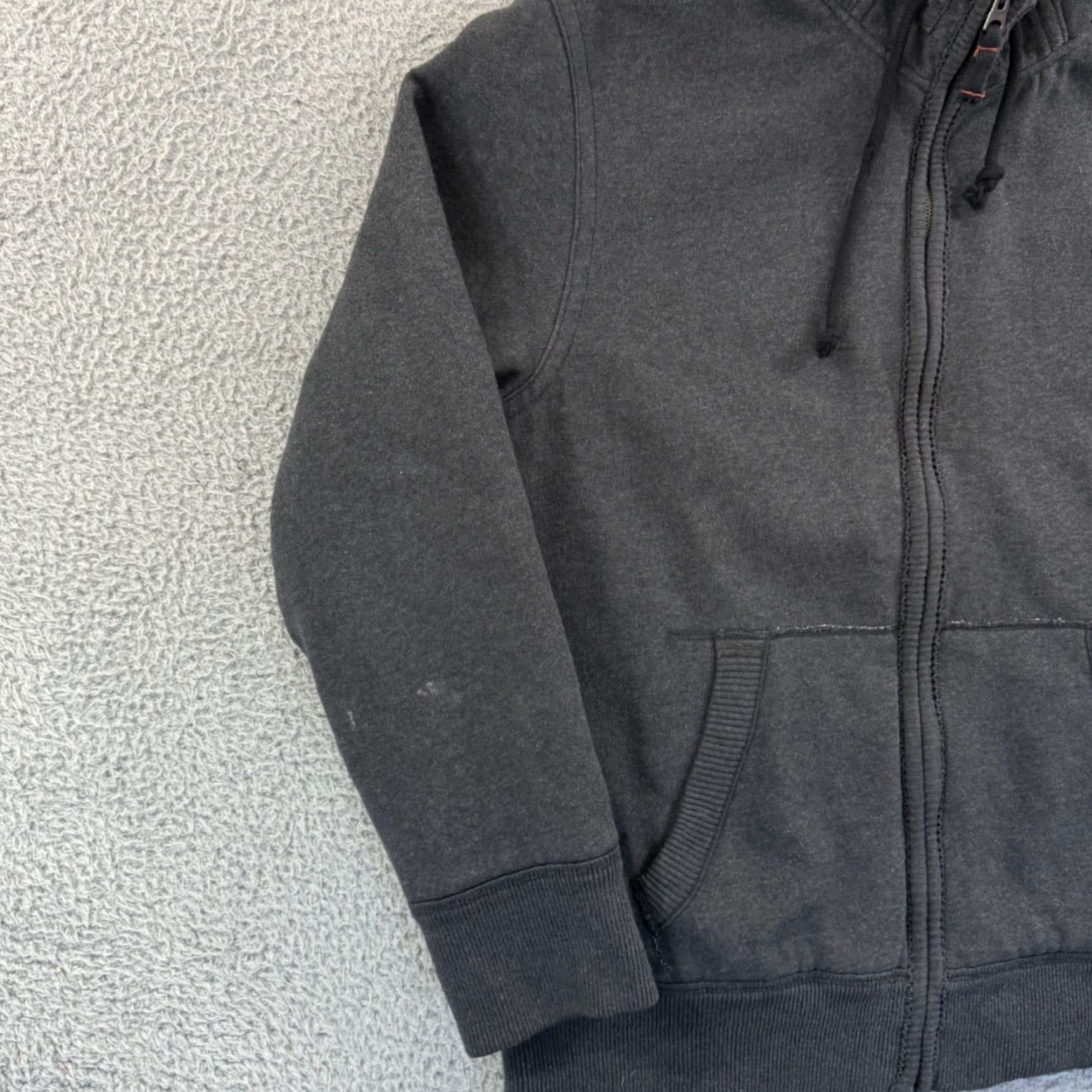 American Eagle Outfitters VINTAGE American Eagle Jacket Mens XL Gray Fur Hoodie Camo Lined Zip Outdoor Y2K Size US XL / EU 56 / 4 - 4 Thumbnail