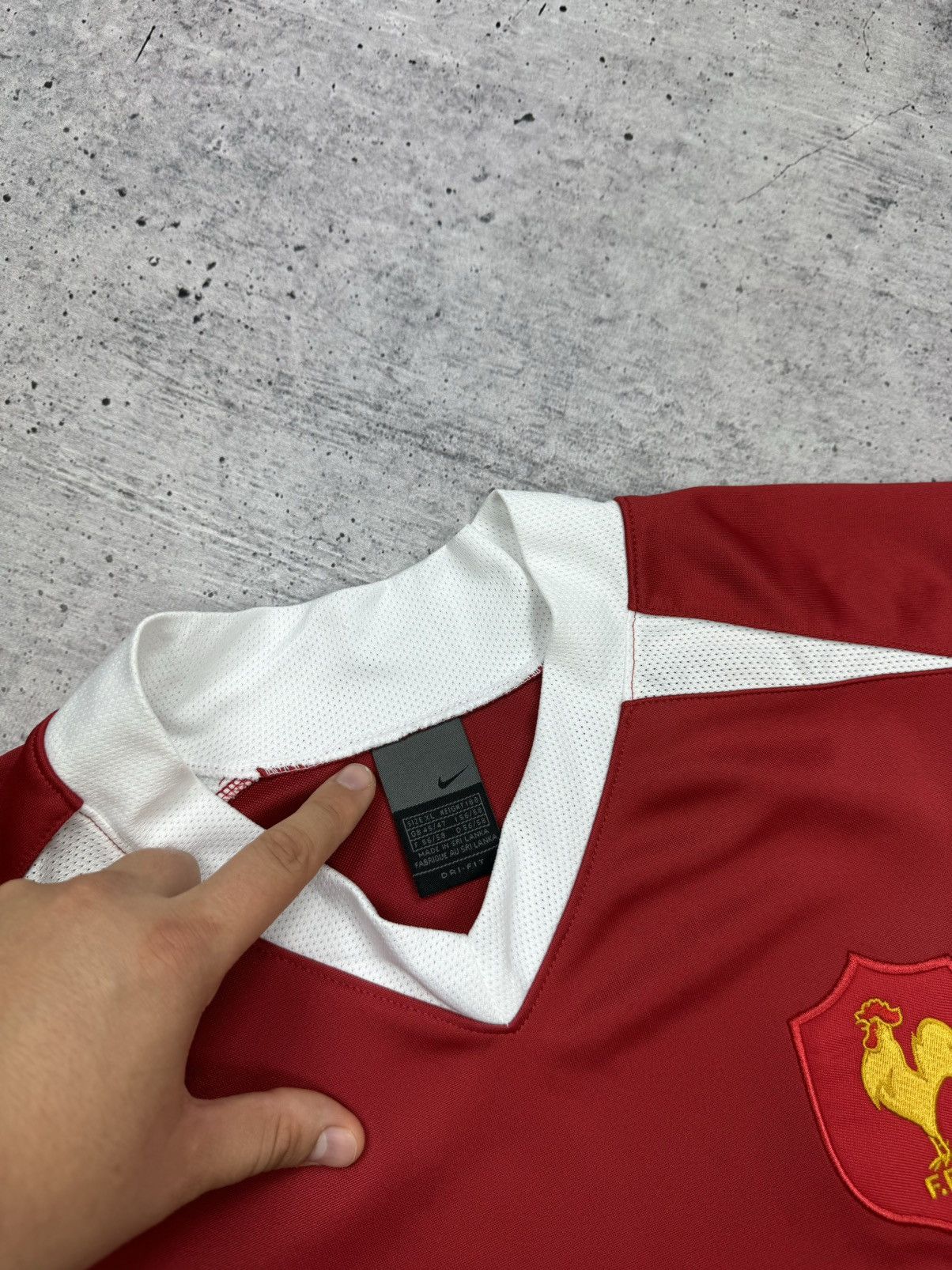 Nike × Vintage Vintage Nike Y2K 2004 France National Team Longsleeve Jersey Size US XL / EU 56 / 4 - 9 Thumbnail