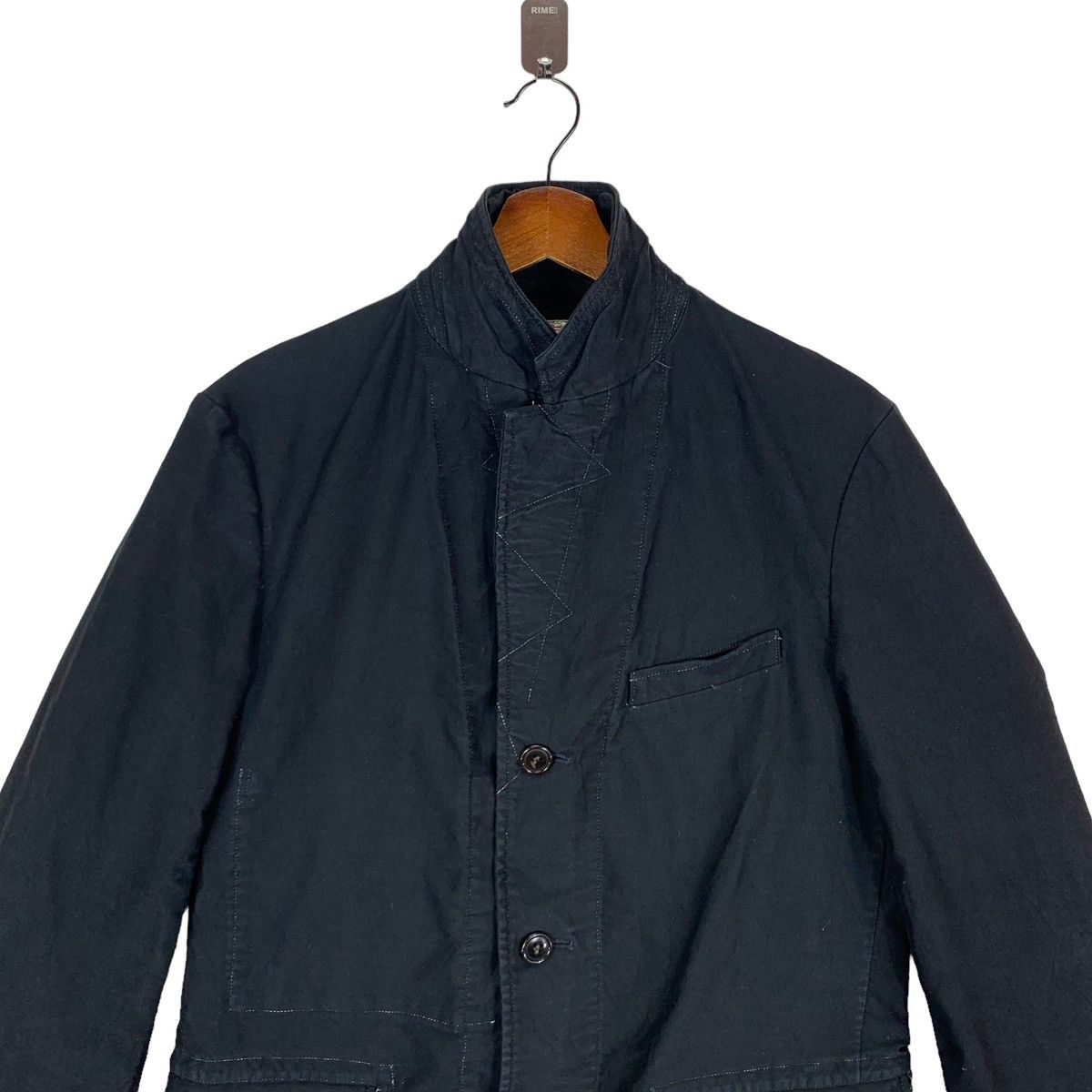 HOLLYWOOD RANCH MARKET × If Six Was Nine × Vintage Vintage HR Market Japanese Brand Designer Black Button Size L / US 10 / IT 46 - 4 Thumbnail
