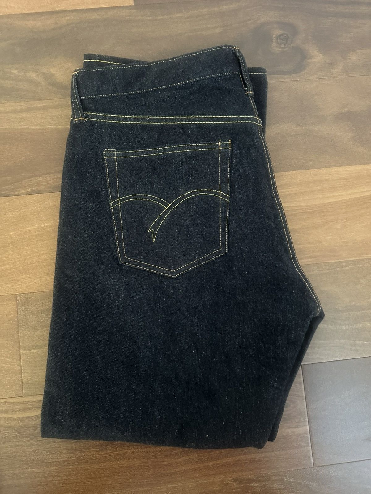 The Flat Head NWT The Flat Head 3005 Selvedge Japanese Raw Denim 36 X 30 Size US 36 / EU 52 - 2 Thumbnail