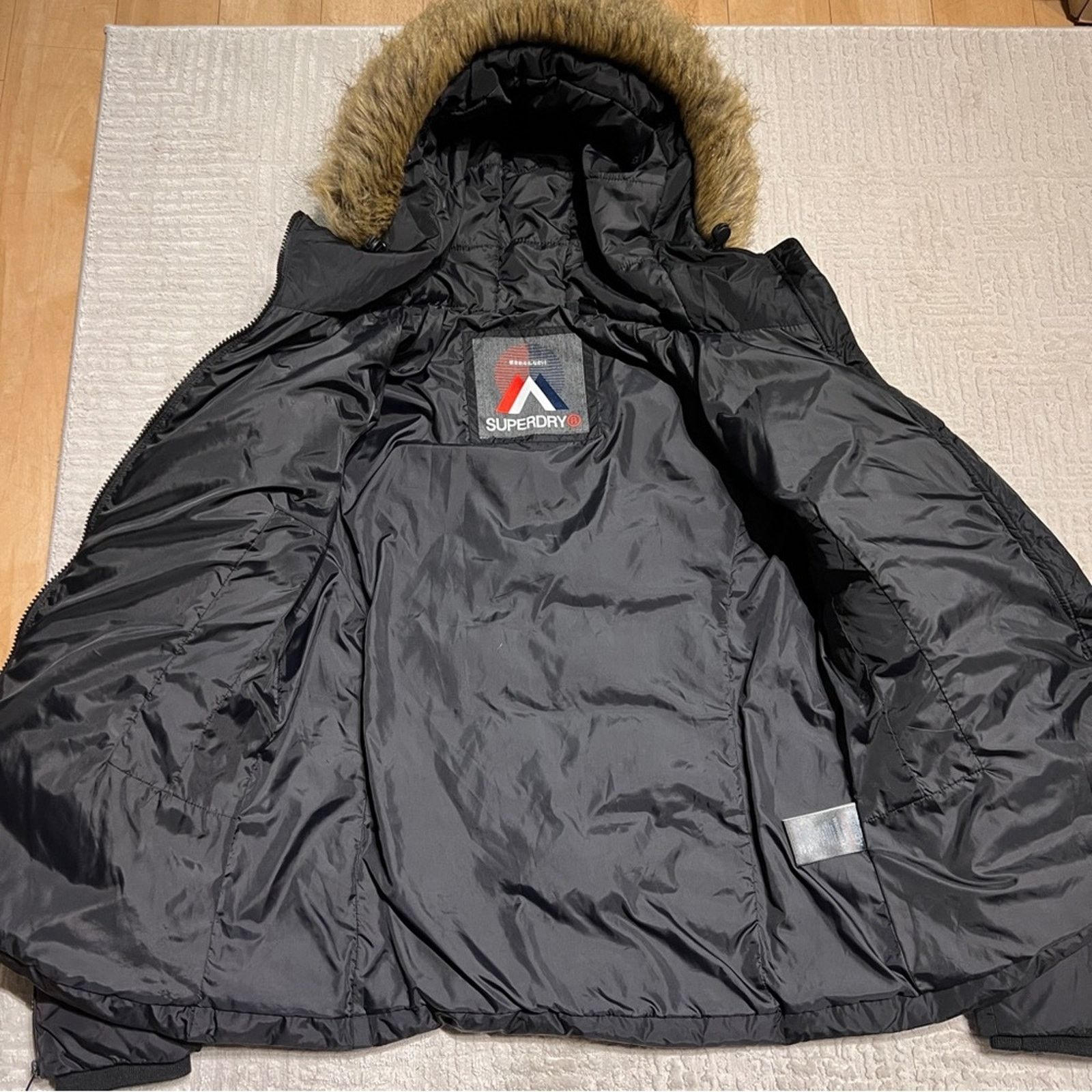 Superdry Superdry Women’s Medium Down Jacket Luxe Fur Size M / US 6-8 / IT 42-44 - 2 Thumbnail