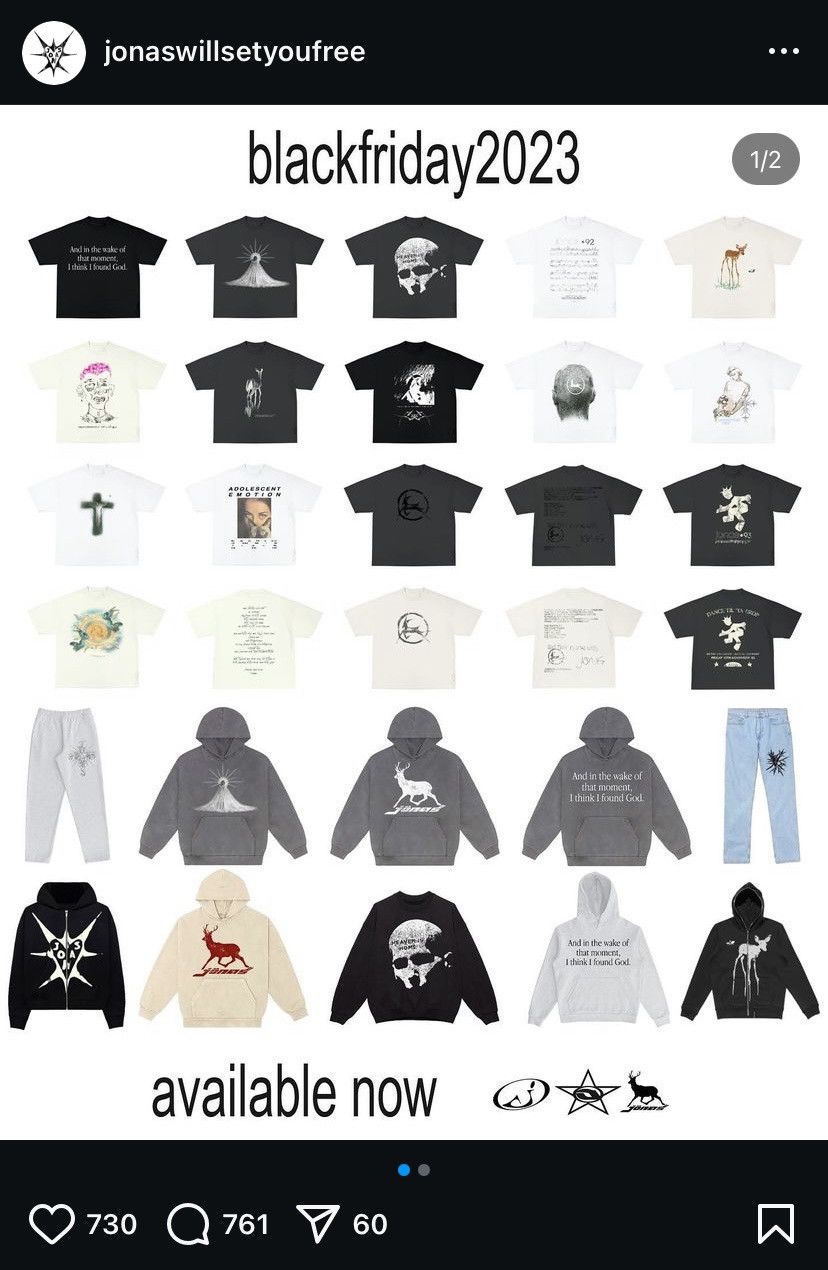 Other Jonaswillsetyoufree tee Size US L / EU 52-54 / 3 - 3 Thumbnail