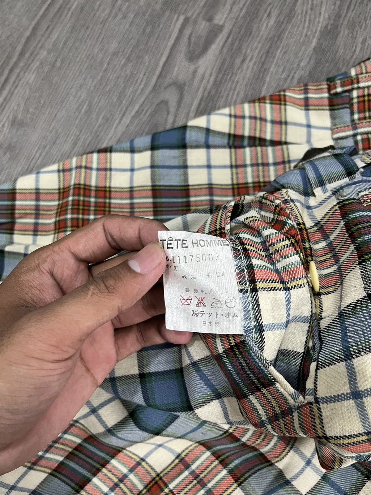 Japanese Brand 🇯🇵TÊTE HOMME KATOH KAZUTAKA PANTS Size US 31 - 8 Thumbnail