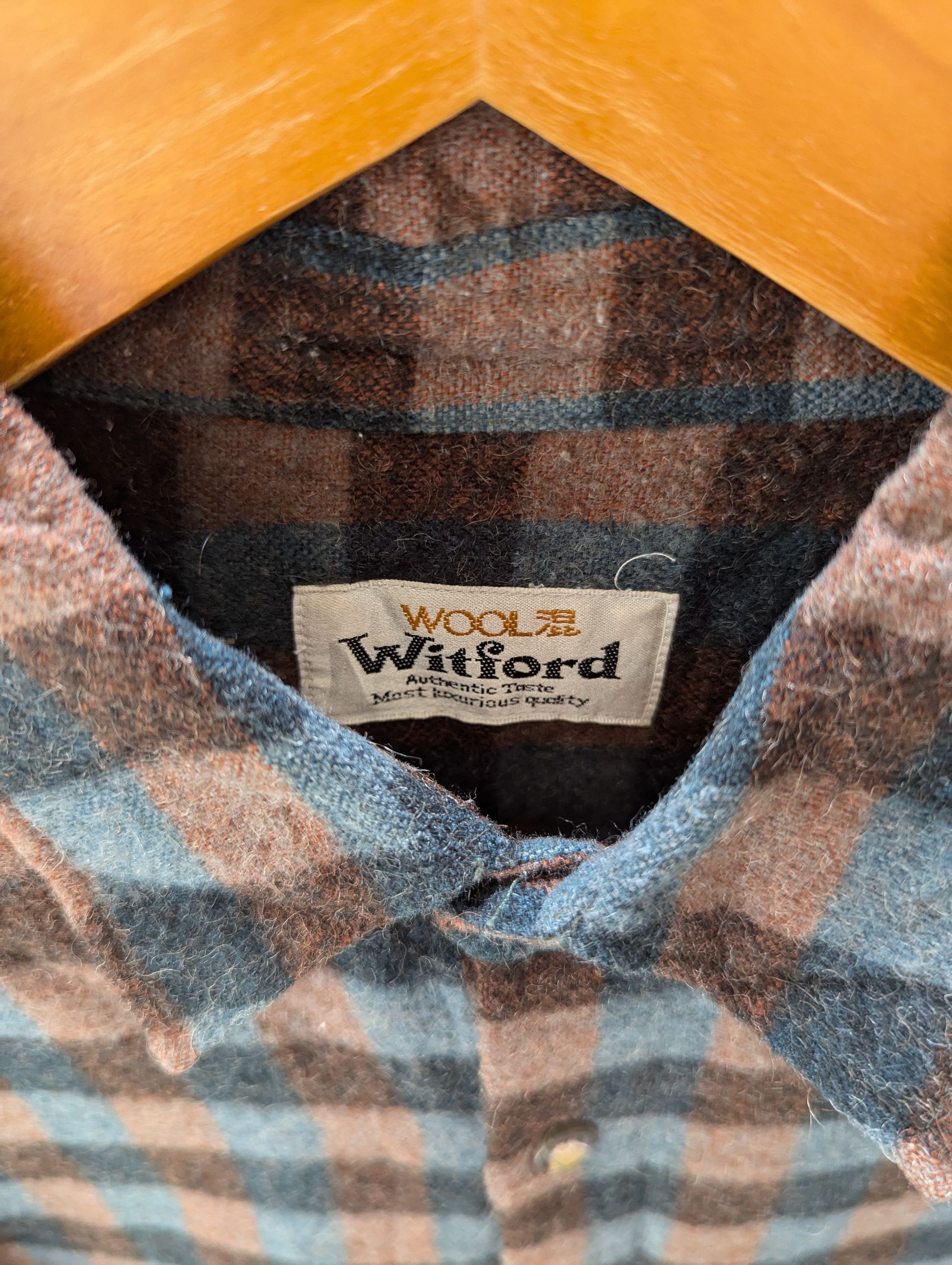 Other Vintage Witford Wool Flannel Shirt Button Ups Size US XL / EU 56 / 4 - 3 Thumbnail