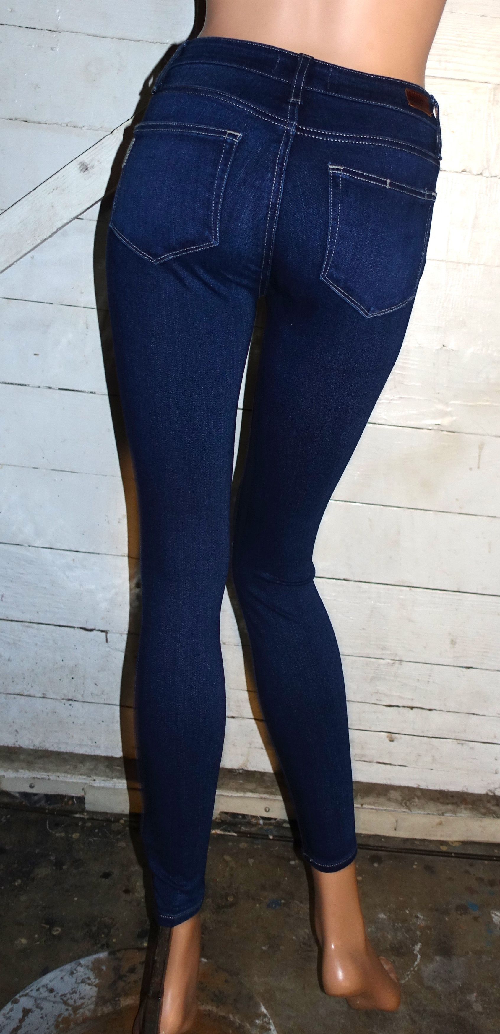 Paige Paige Blue Straight Leg Jeans 24 Size 24" / US 00 / IT 34 - 5 Thumbnail