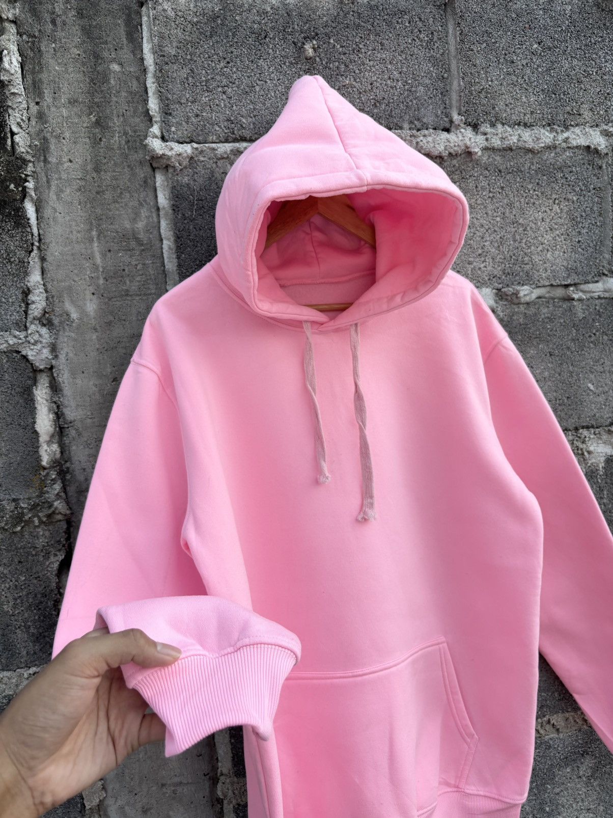 Other Blank Pink Hoodie 👛 (Size L Tall) Size US L / EU 52-54 / 3 - 7 Thumbnail