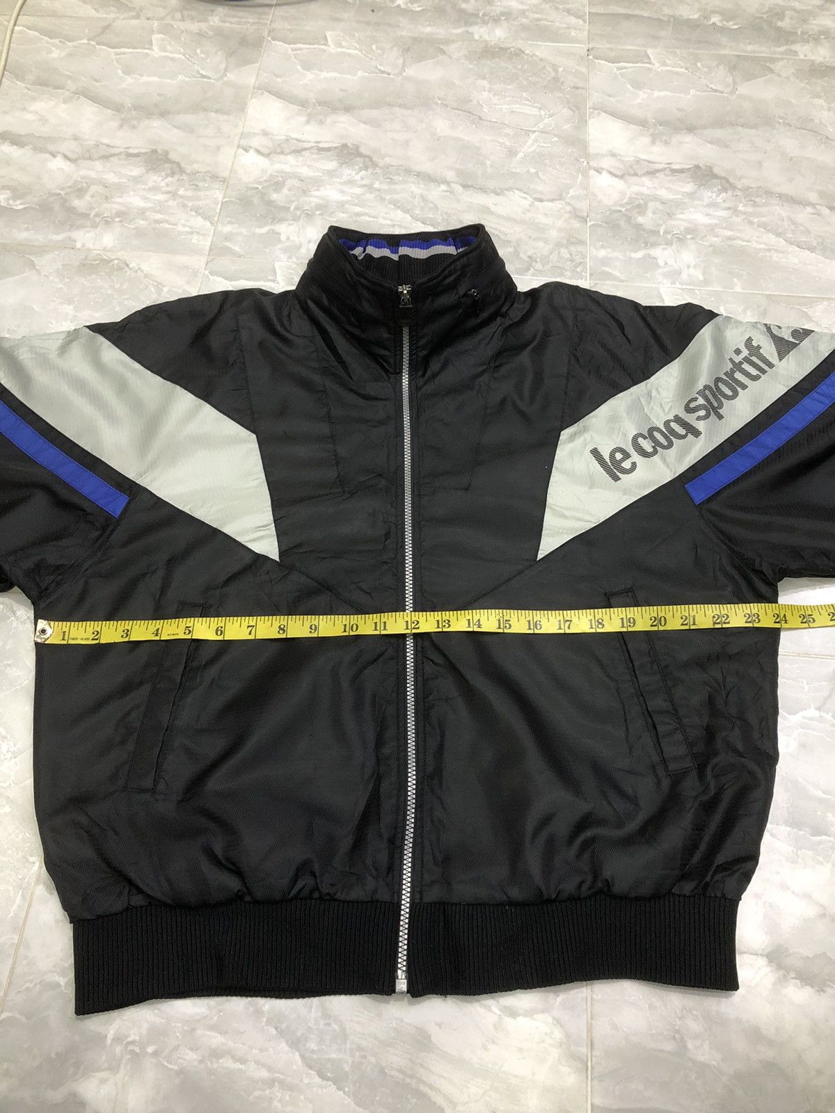 Le Coq Sportif Vintage 90s Le Coq Sportif Windbreaker Hidden Hood Size US L / EU 52-54 / 3 - 17 Thumbnail