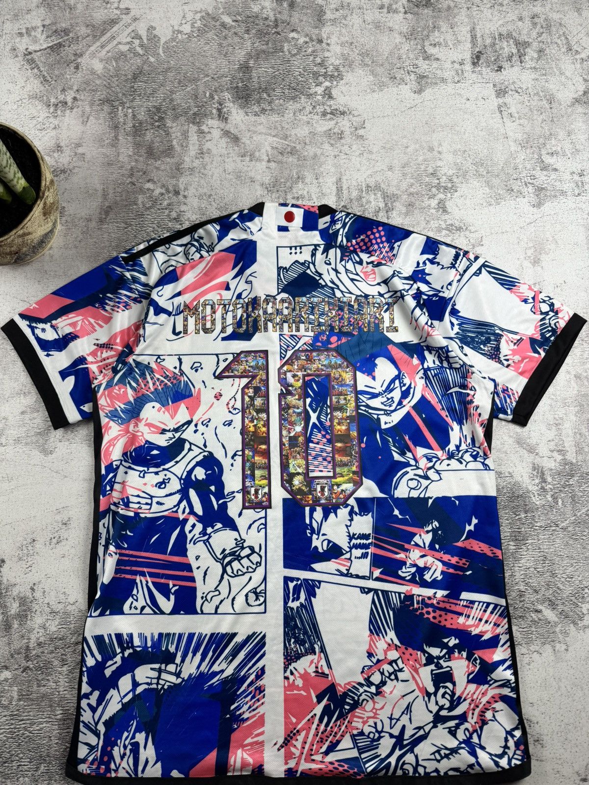 Vintage Japan 2023 #10 Anime Y2K Men’s XL Dragonball Soccer Football T Shirt Jersey Tee Size US XL / EU 56 / 4 - 16 Thumbnail