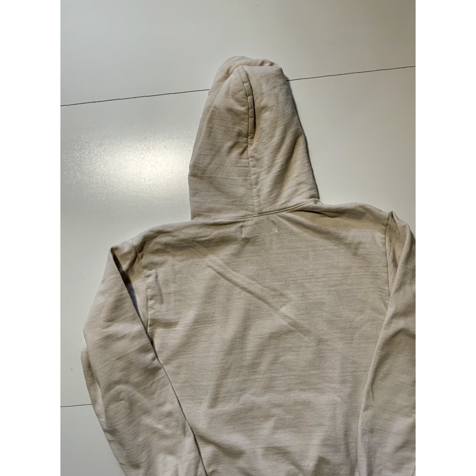 Vintage Cove Heavyweight Pullover Hoodie M Cotton Beige Mens Size US M / EU 48-50 / 2 - 4 Thumbnail