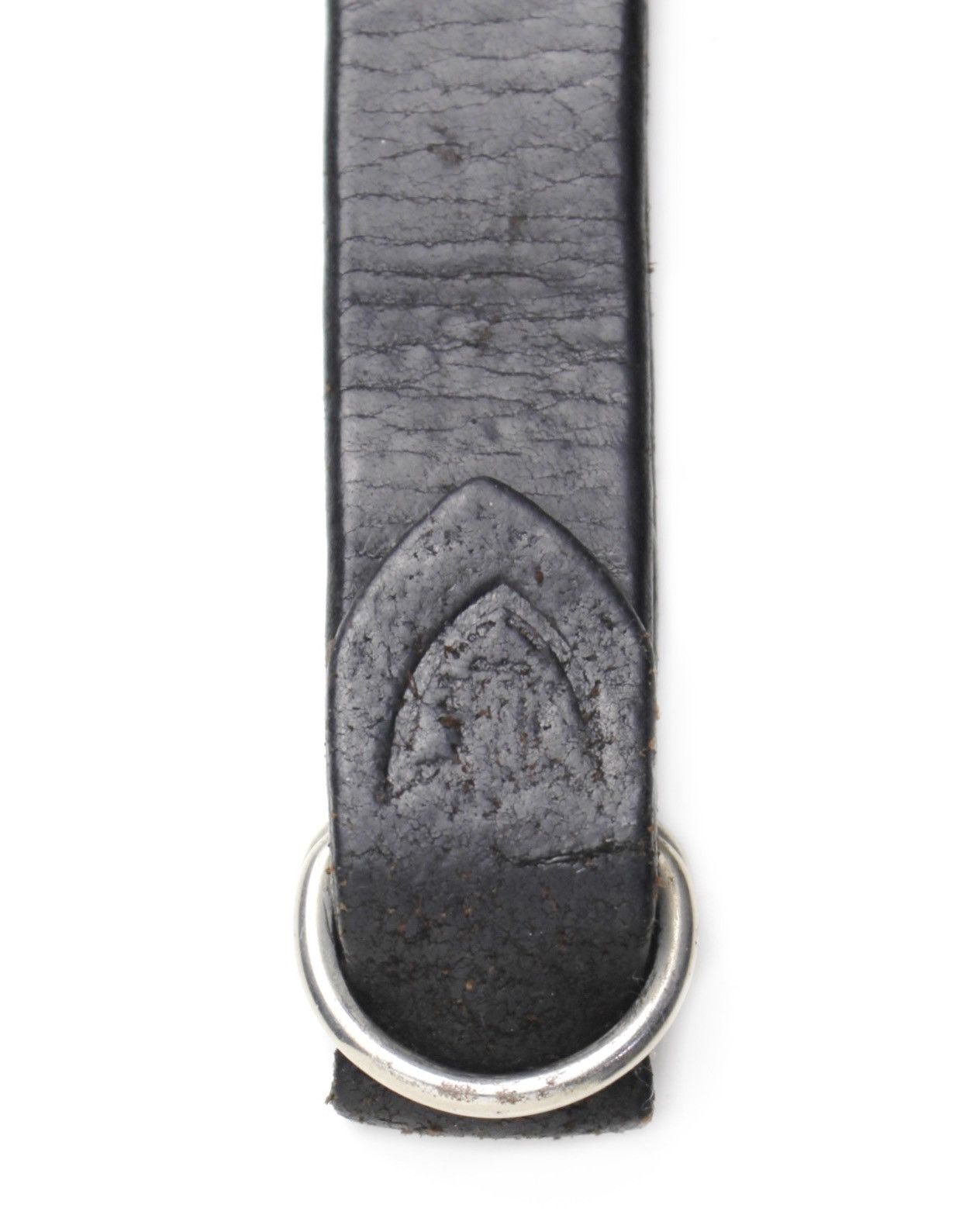 Vintage 2000S HTC BLACK LEATHER KEY STRAP WITH TURQUOISE STUD Size ONE SIZE - 7 Thumbnail