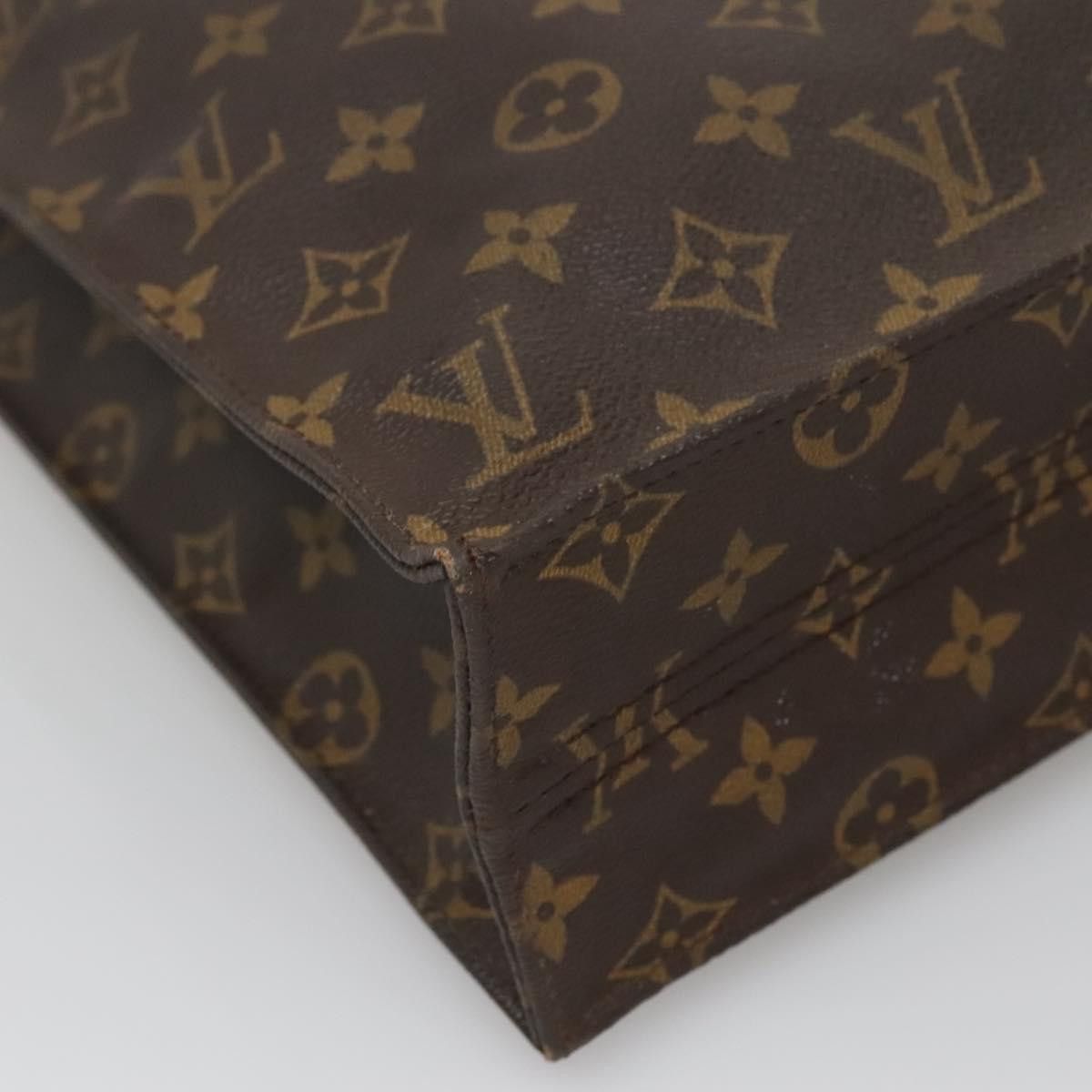 Louis Vuitton LOUIS VUITTON Monogram Sac Plat Hand Bag M51140 Size ONE SIZE - 14 Thumbnail