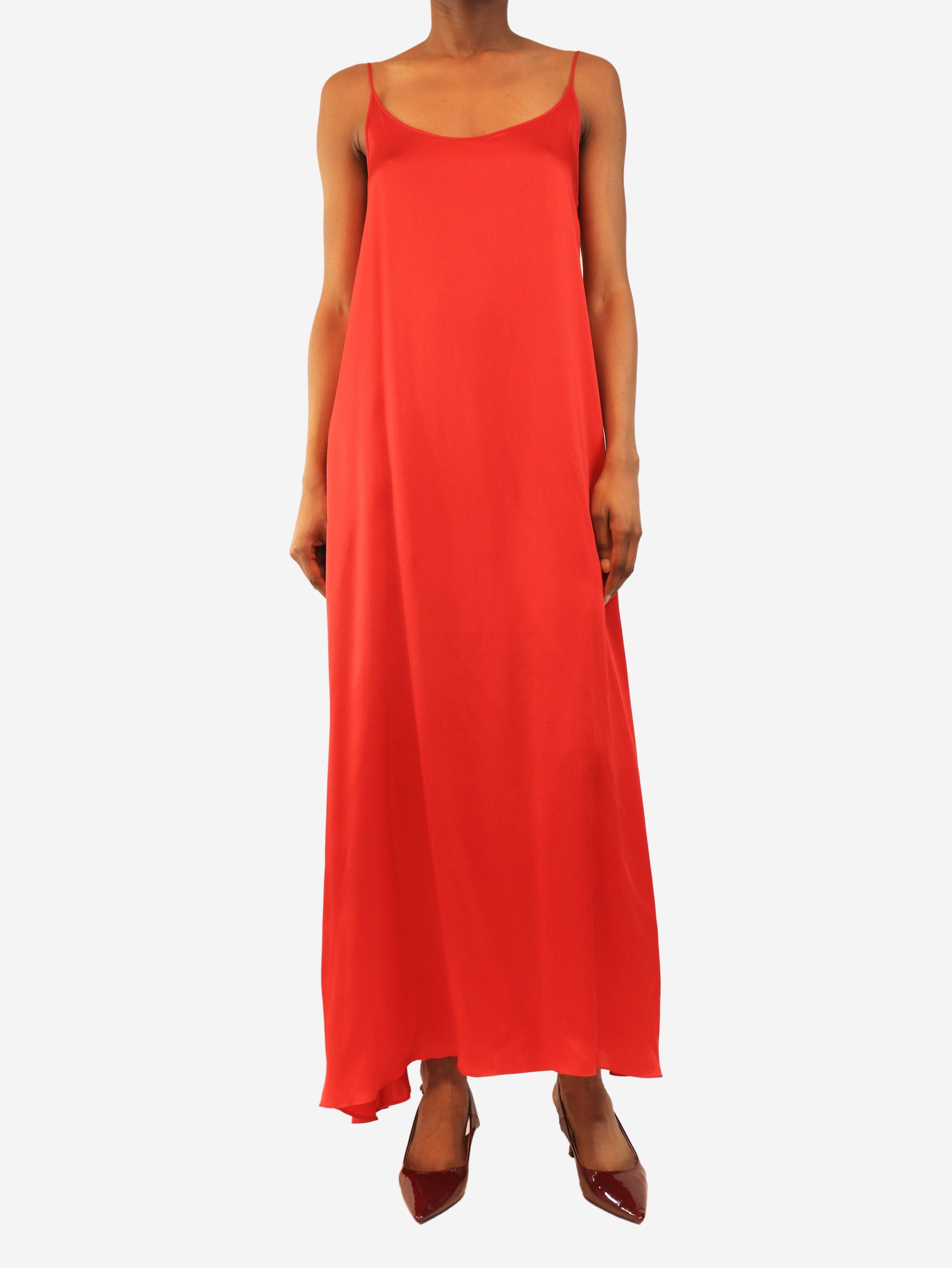 Other Red silk slip dress - UK 6 Size ONE SIZE - 1 Thumbnail