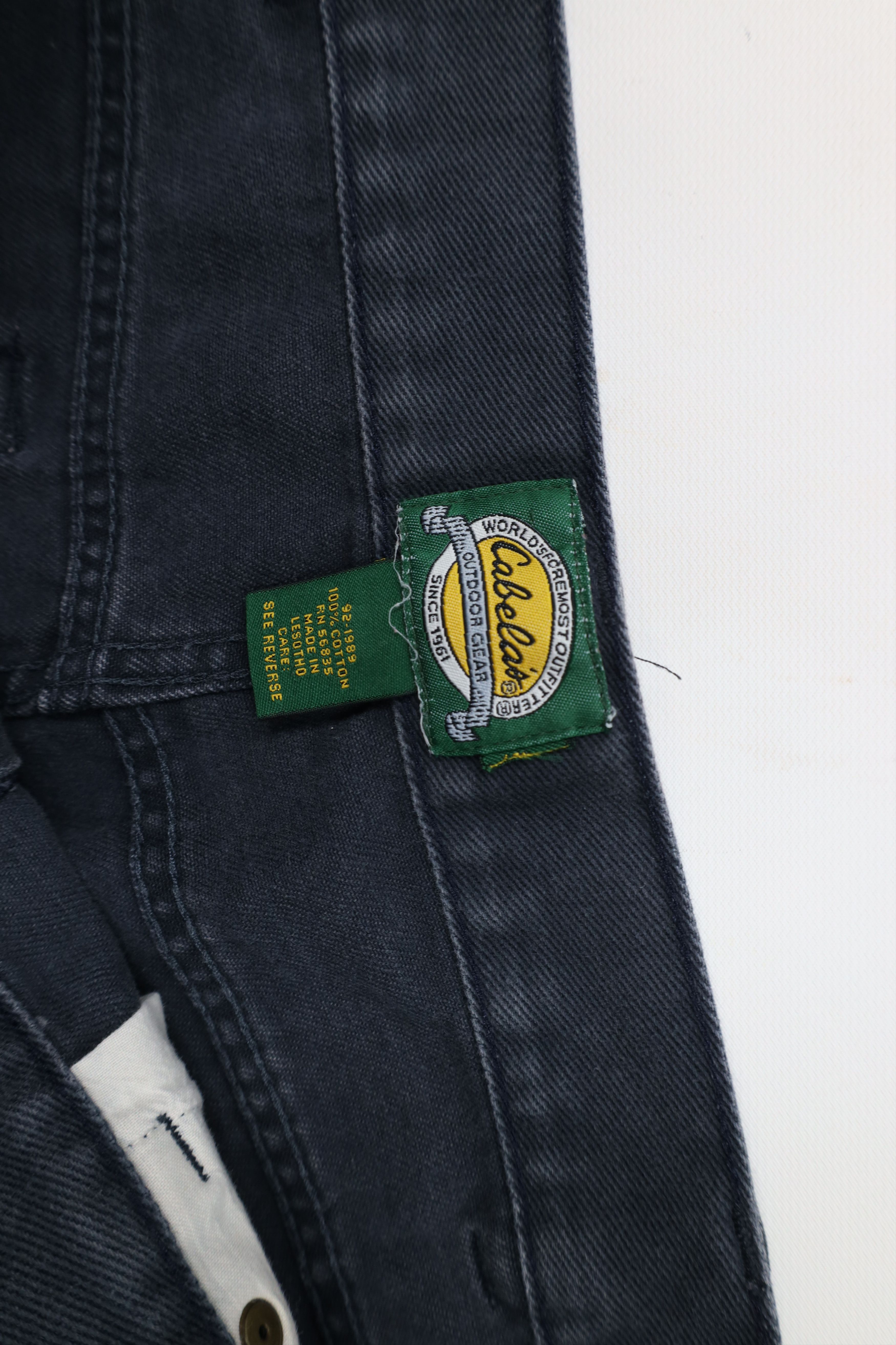 Vintage Vintage 90s Cabelas Baggy Fit Wide Leg Denim Jeans Blue Size US 38 / EU 54 - 8 Thumbnail