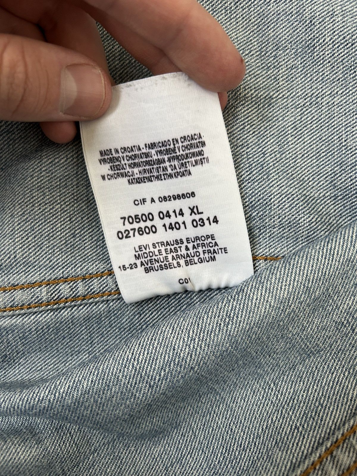 Levi's Levis type III 80s denim jacket Size US XL / EU 56 / 4 - 9 Thumbnail