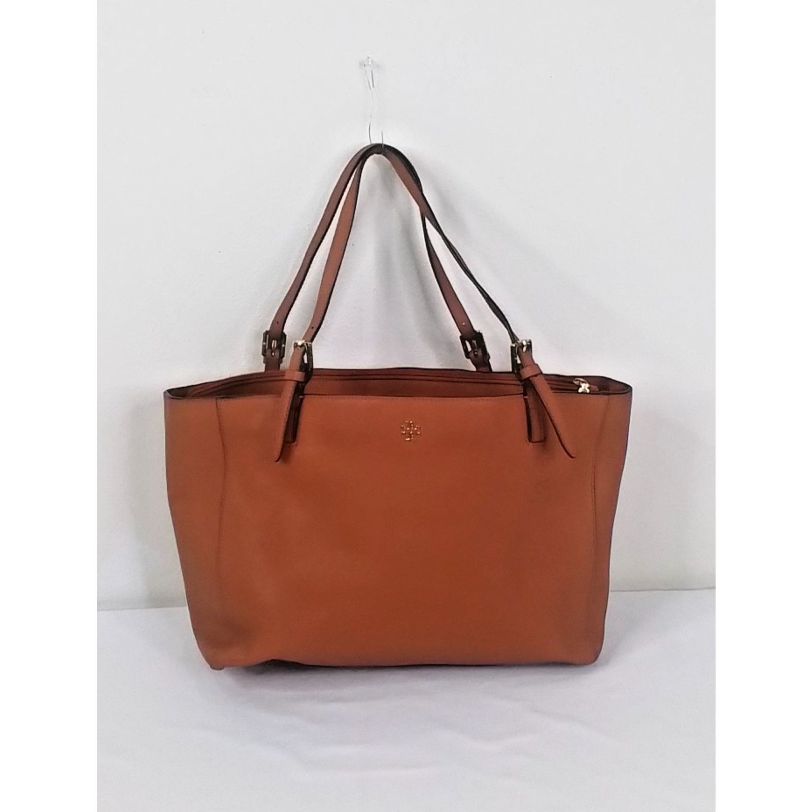 Tory Burch Tori Burch Leather Tote Handbag Purse Brown Size ONE SIZE - 3 Thumbnail