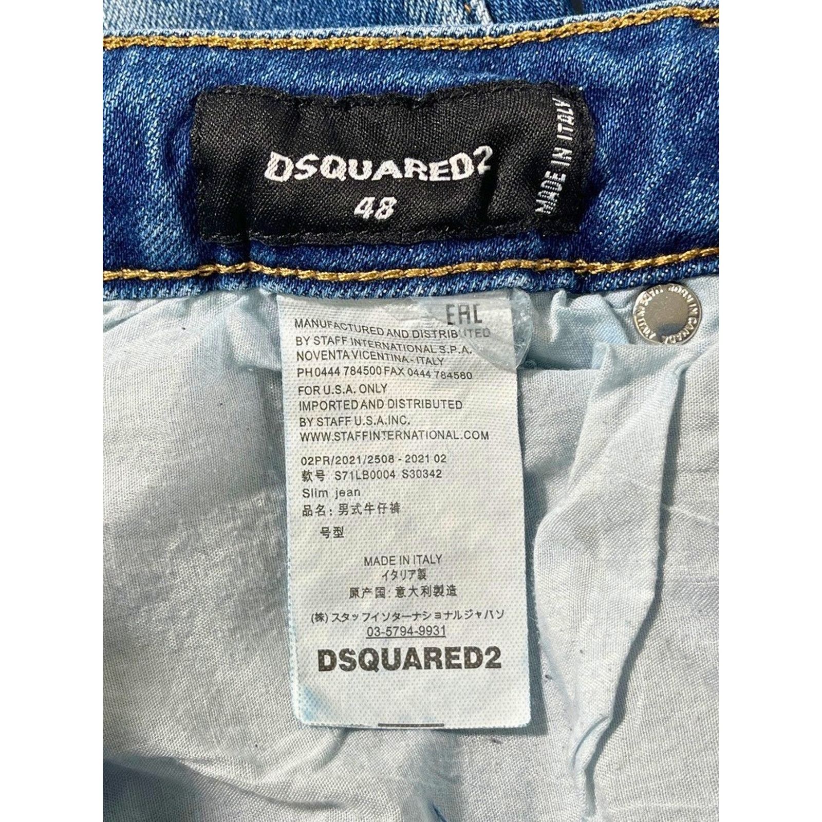 Dsquared2 DSQUARED2 Cool Guy Distressed Paint Splatter Jeans 48 32x28 Size US 32 / EU 48 - 6 Thumbnail