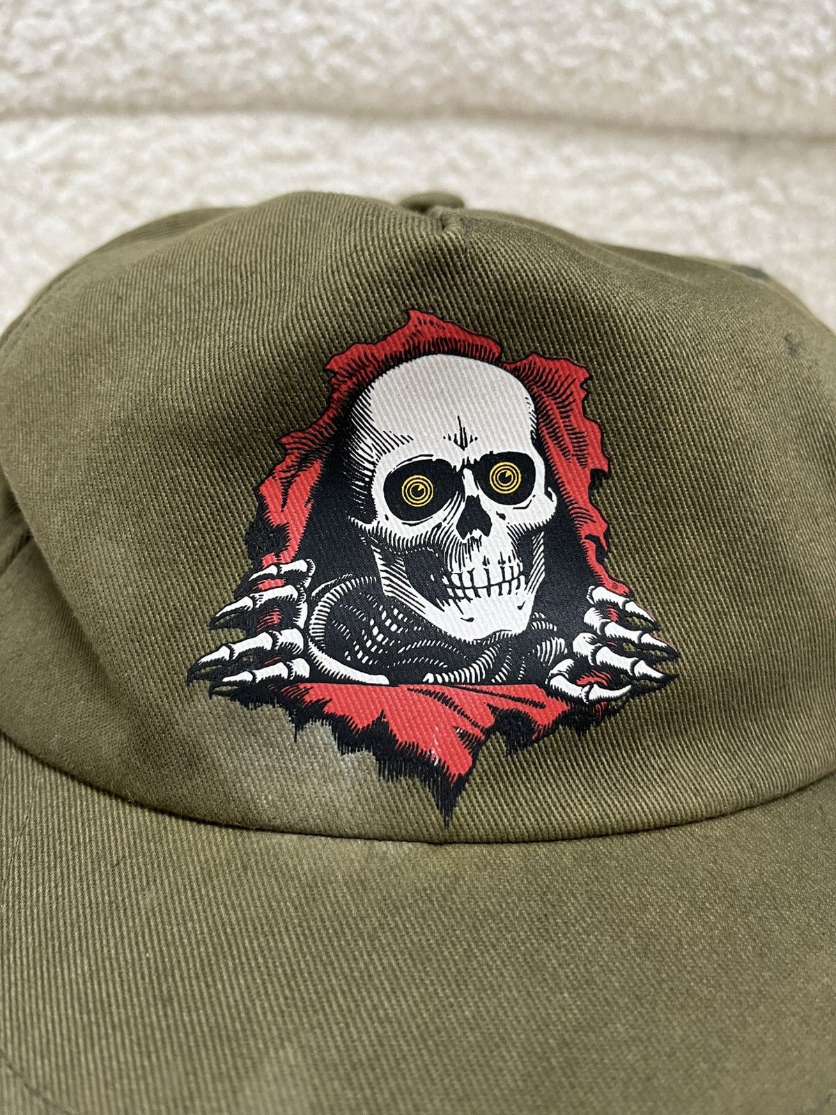 Powell Peralta VINTAGE HATS POWELL PERALTA SKATEBOARDS 90s RARE 🔥 Size ONE SIZE - 3 Thumbnail