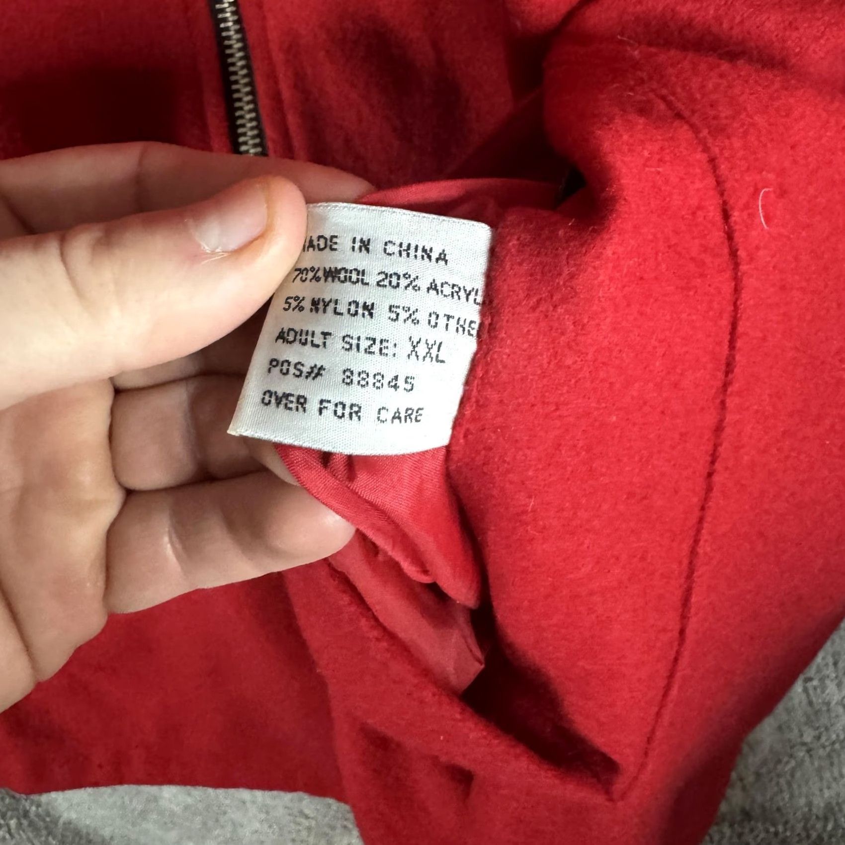 Marlboro Marlboro Jacket Mens 2XL Reversible Wool Full Zip Overcoat Outdoor Red Black Mid-Length Casual Workwear Mens Size US XXL / EU 58 / 5 - 7 Thumbnail