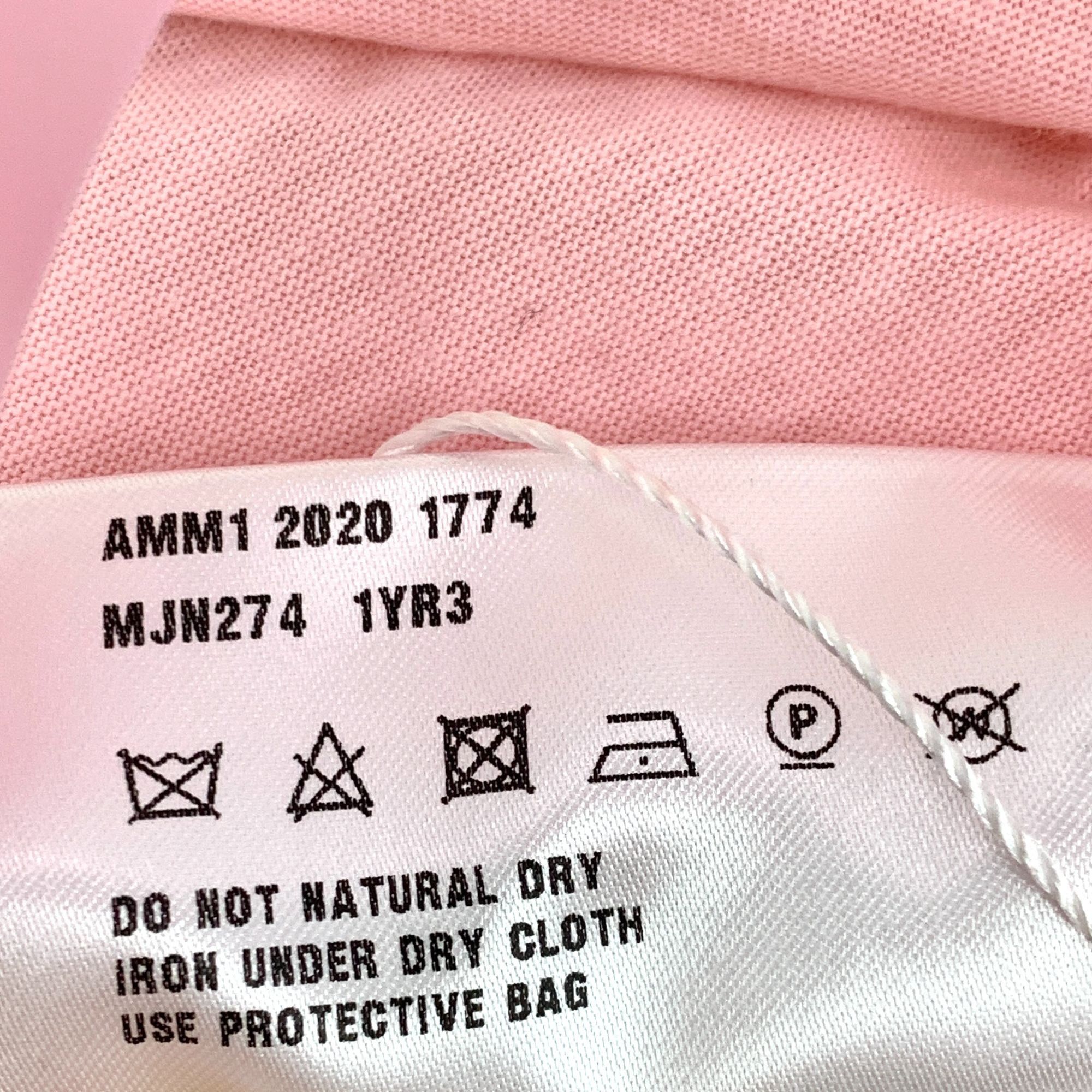 Miu Miu MIU MIU Pink Cotton T-Shirt With White Peter Pan Collar & Bl Size M / US 6-8 / IT 42-44 - 4 Thumbnail