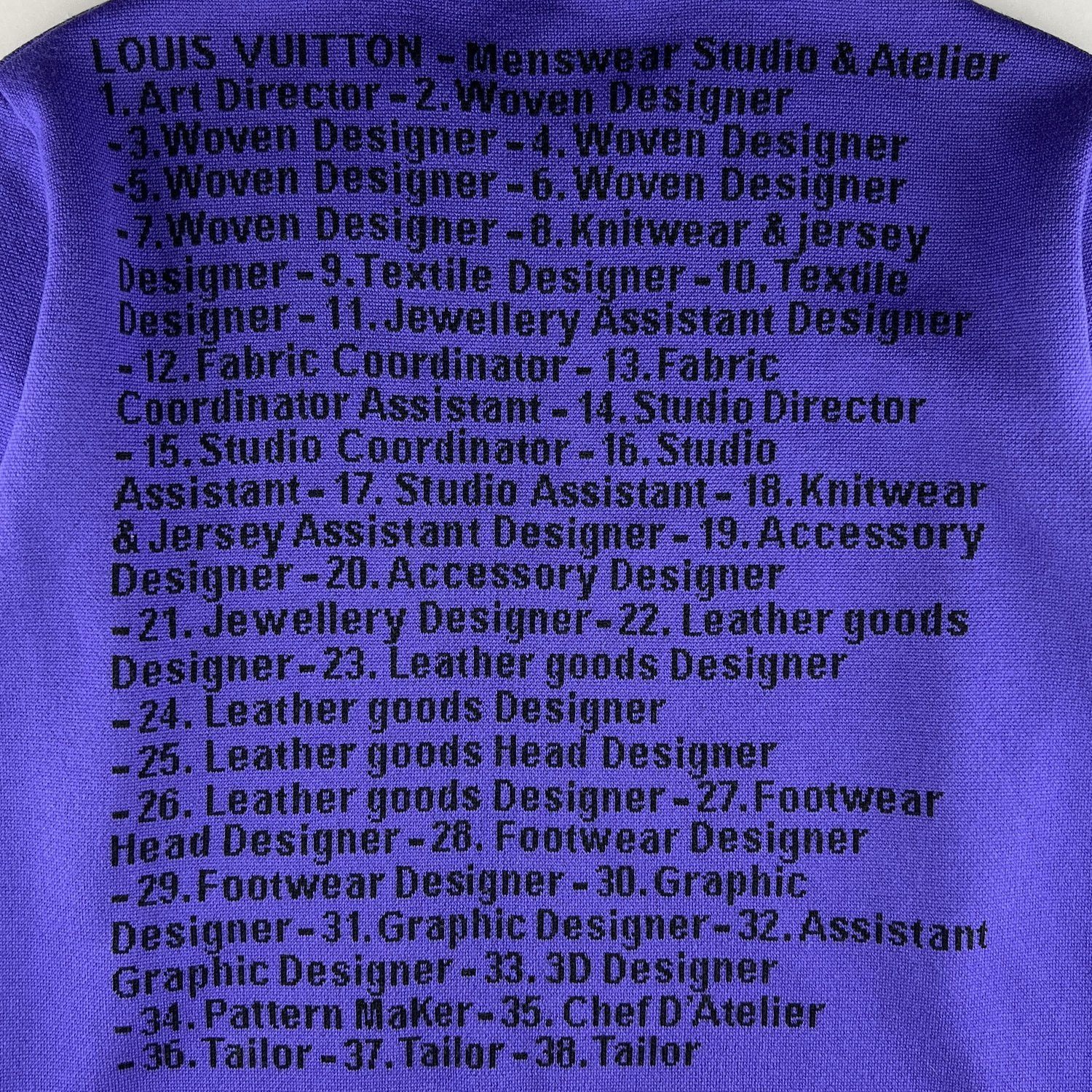 Louis Vuitton Louis Vuitton Purple Studio Jacquard Knit Sweater Size US XL / EU 56 / 4 - 5 Thumbnail