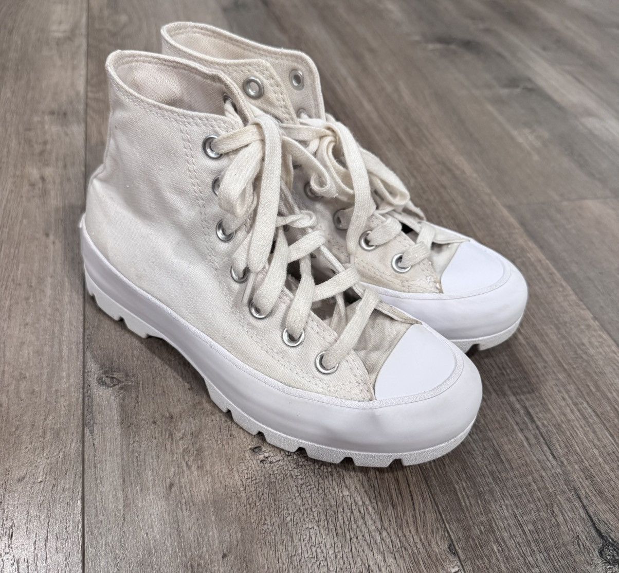 Converse High top white lugged converse Size US 5.5 / IT 35.5 - 3 Thumbnail