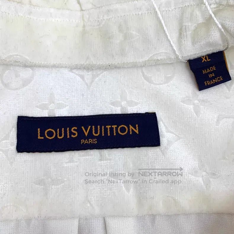 Louis Vuitton Louis Vuitton 22 beige logo presbyopic full-print lapel si Size US XL / EU 56 / 4 - 5 Thumbnail