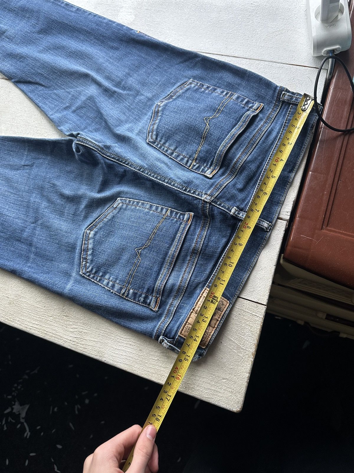 Diesel 🚨 DIESEL AVANT GARDE GOTHIC WOMEN JEANS LOGO IFSIXWASNINE Size 30" / US 8 / IT 44 - 13 Thumbnail