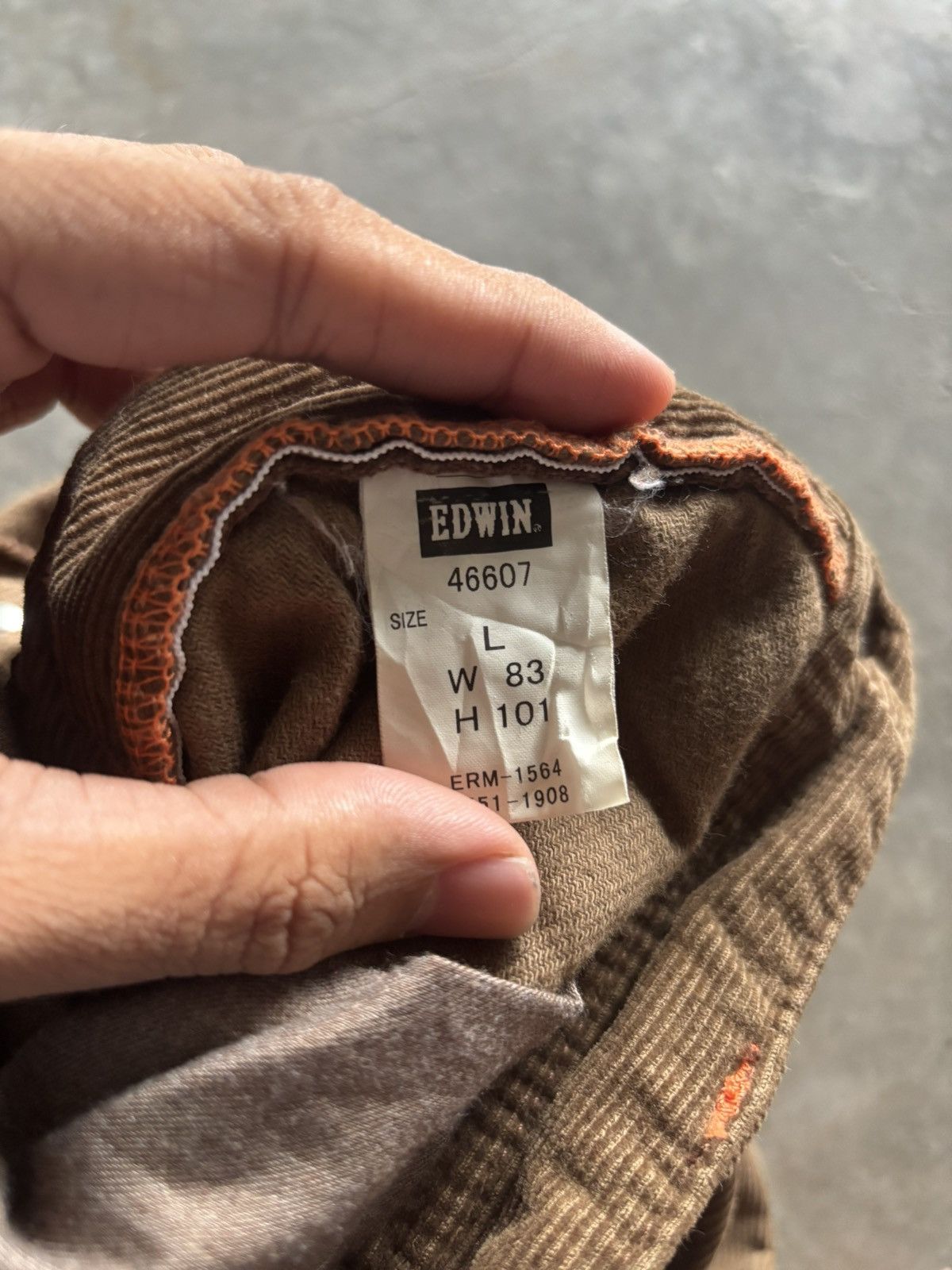 Edwin FLARE edwin vintage limited edition GOA style cargo corduroy Size US 33 - 5 Thumbnail