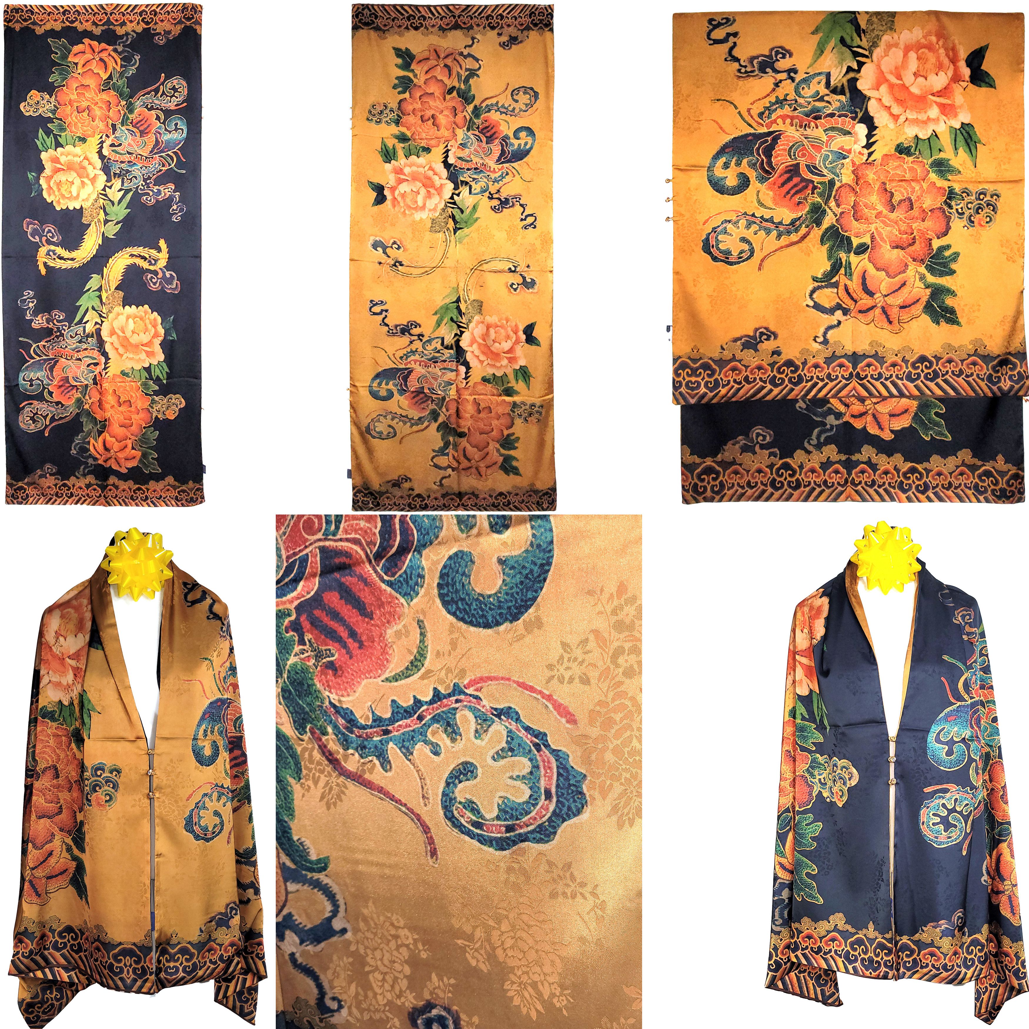 Other NWT Double-Sided Double-Layer Long Silk Scarf 27"x70" PK5991 Size ONE SIZE - 1 Thumbnail