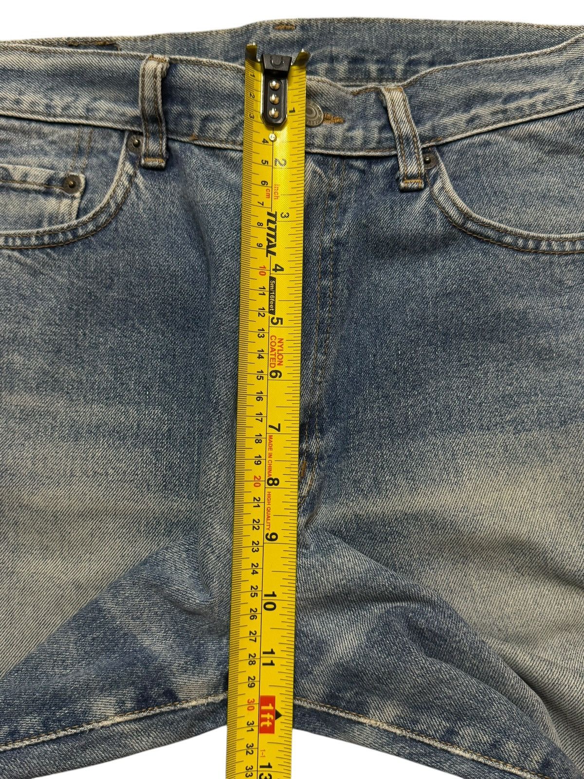 Undercover Vintage Y2K Japanese Brand Blue Faded Wash Straight Loose Size US 29 - 10 Thumbnail