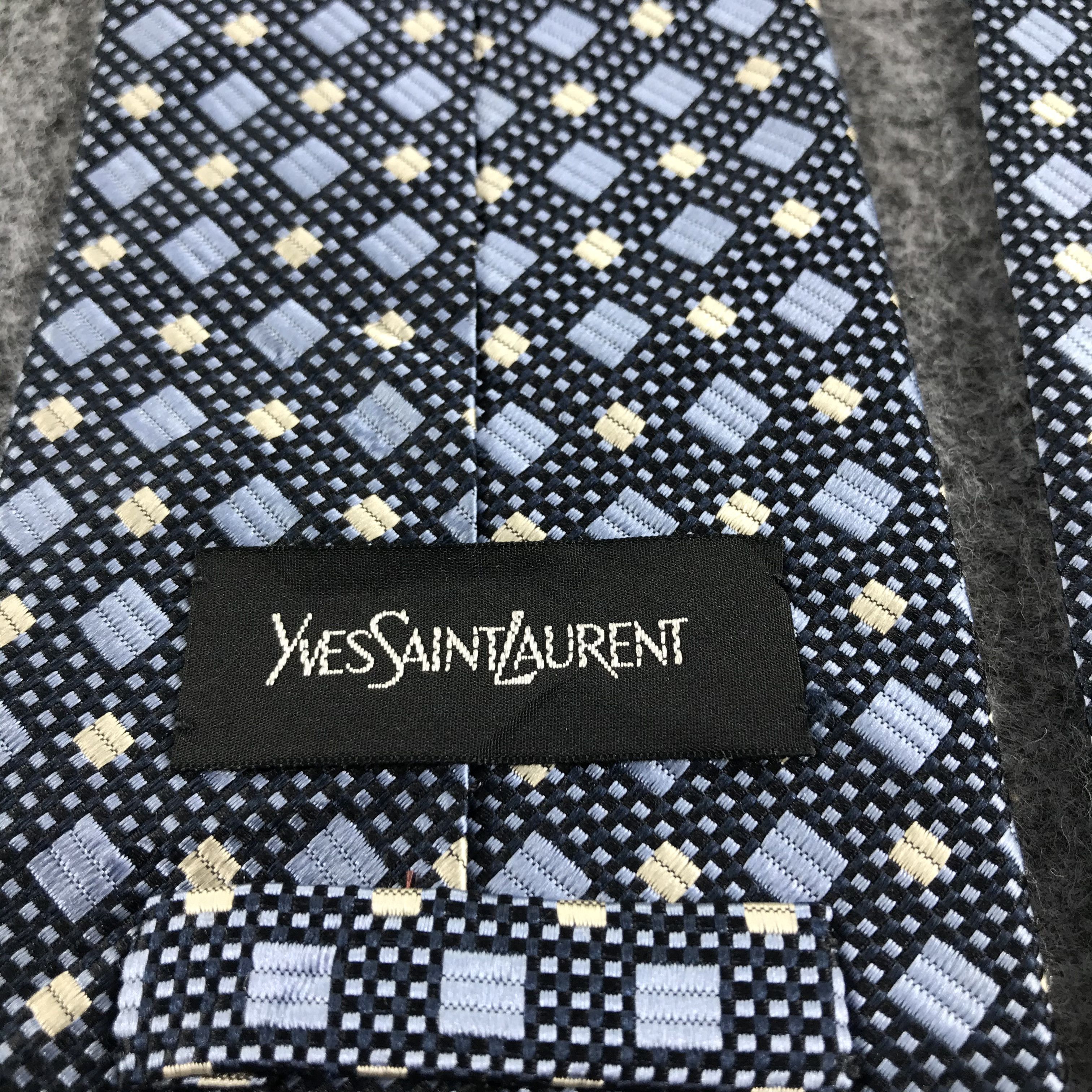 Vintage × Yves Saint Laurent Vintage Yves Saint Laurent Silk Neck Ties T35 Size ONE SIZE - 3 Thumbnail