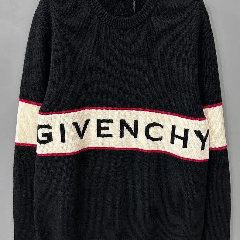 Givenchy Givenchy Classic Striped Logo Sweater Size US M / EU 48-50 / 2 - 3 Thumbnail