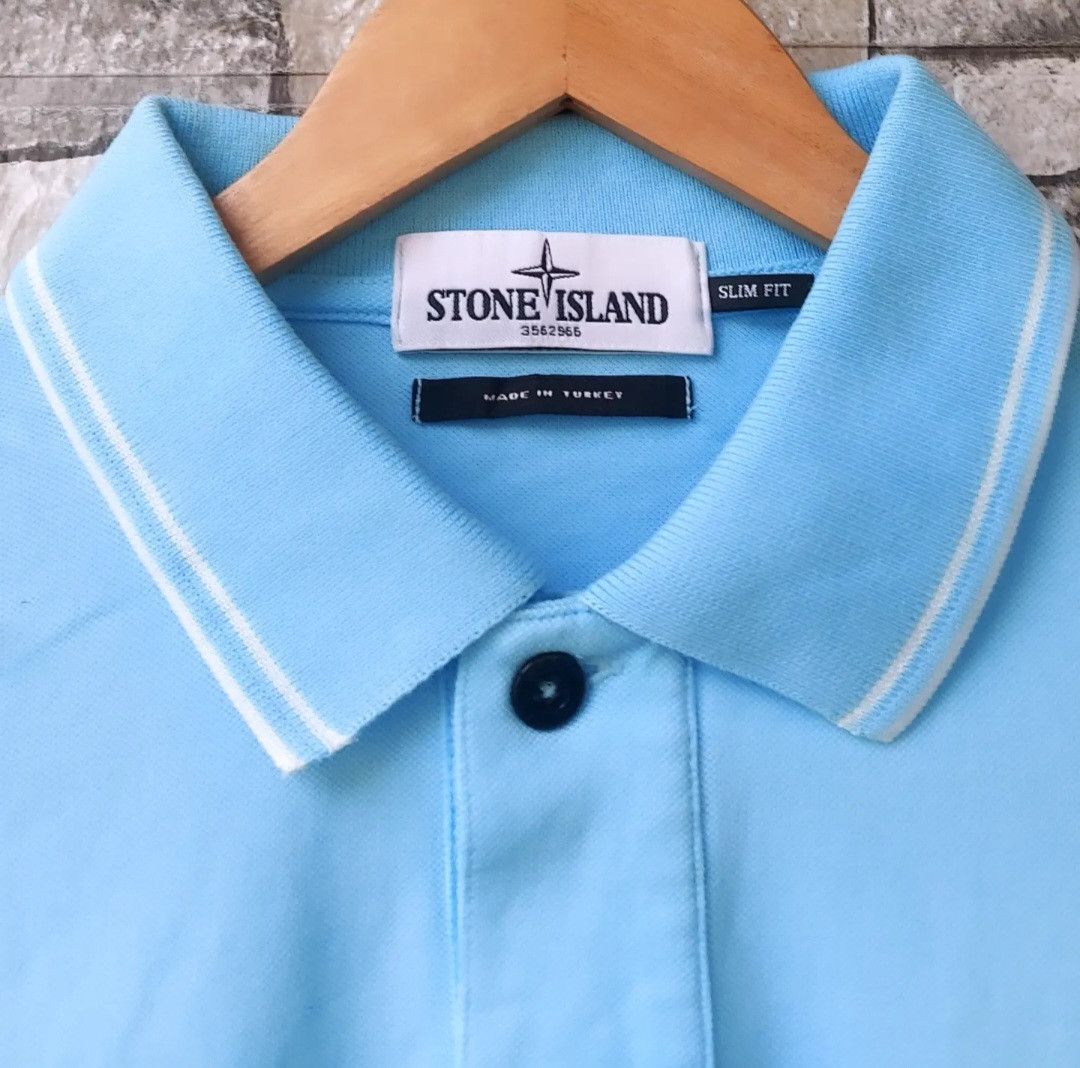 Stone Island STONE ISLAND Mens Polo Shirt Slim Fit Size US L / EU 52-54 / 3 - 4 Thumbnail