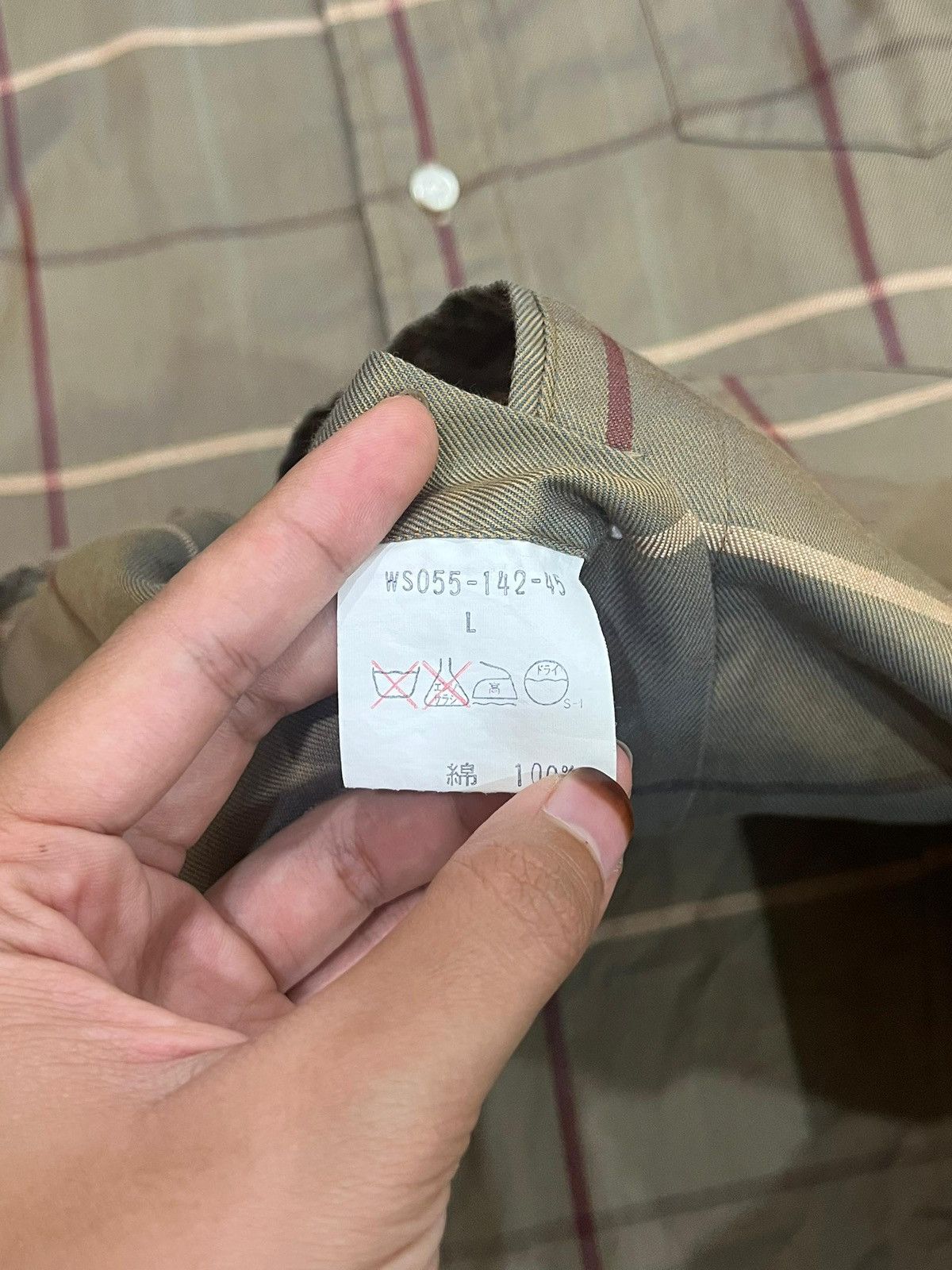 Burberry × Vintage Burberry Nova Check Shirt Size US S / EU 44-46 / 1 - 7 Thumbnail