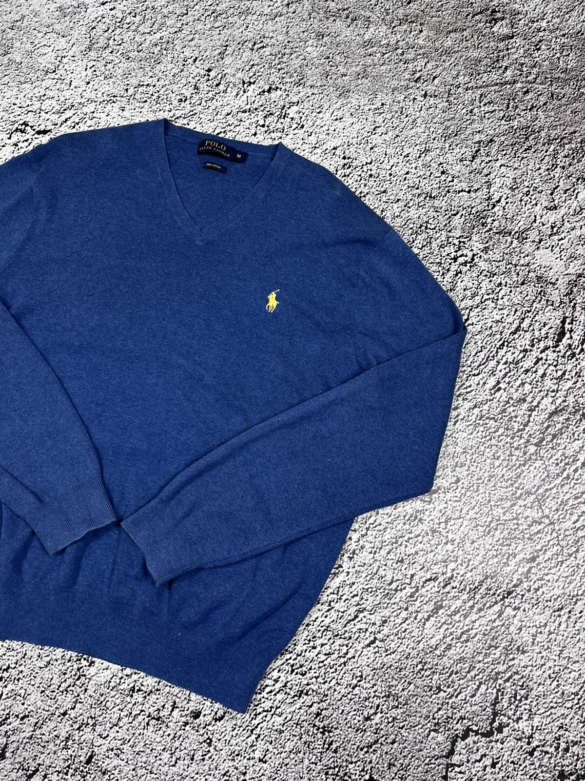 Vintage Vintage Y2K Ralph Lauren Pima old money logo sweater size M Size US M / EU 48-50 / 2 - 3 Thumbnail