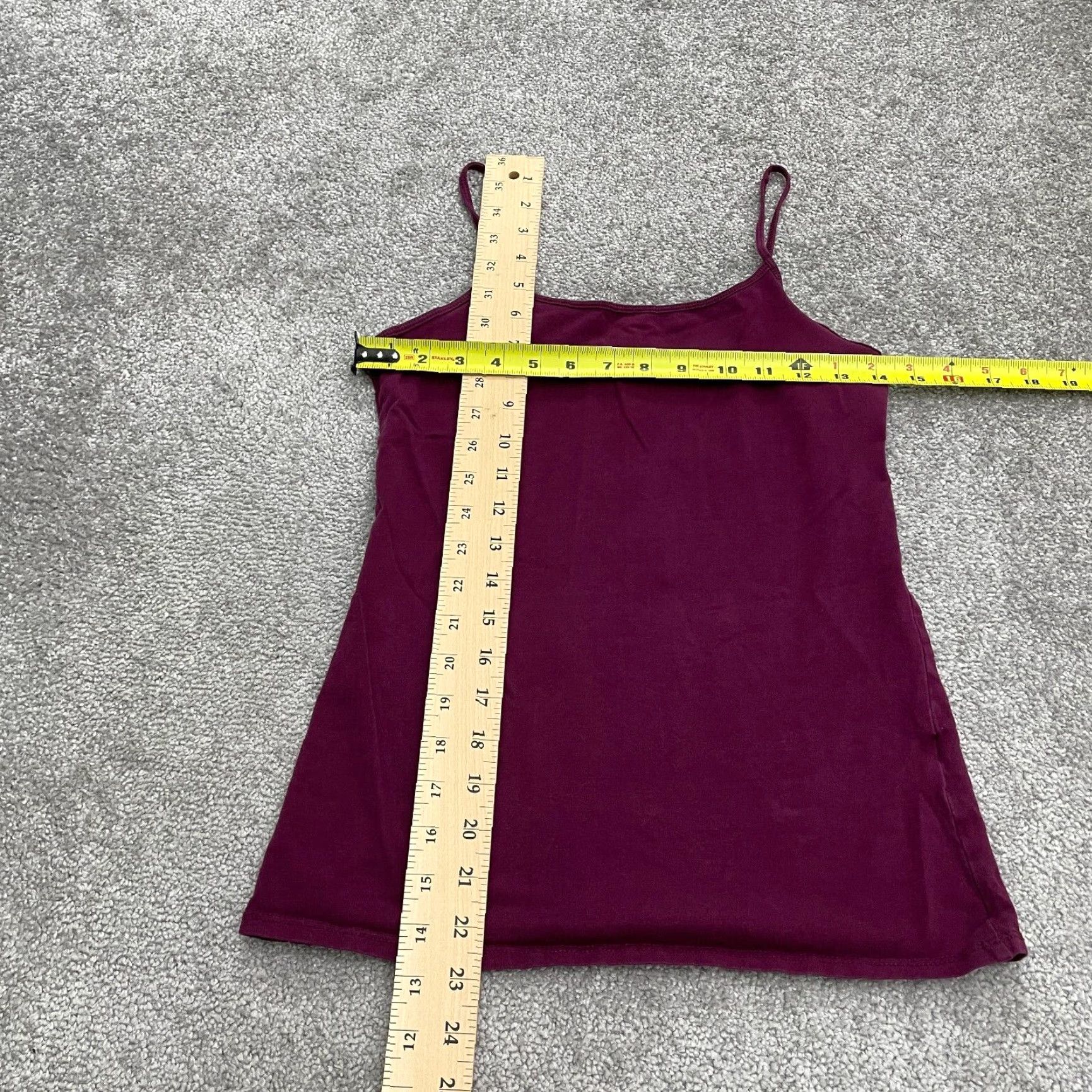 Primark Primark Camisole Tank Top Womens 12 Red Spaghetti Adjustable Stretch Casual Size XL / US 12-14 / IT 48-50 - 7 Thumbnail