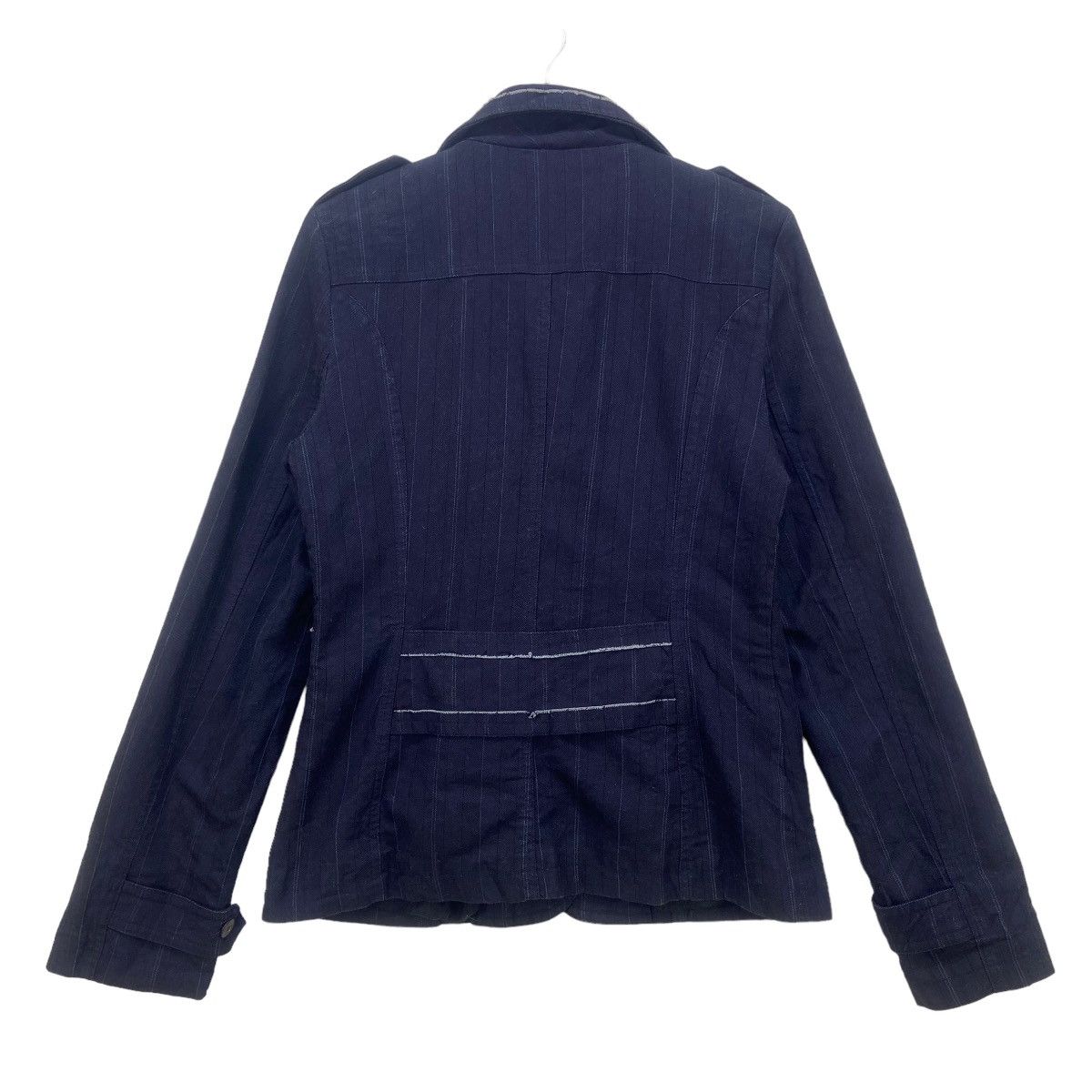 Imperial Nice Italian Design Imperial Distressed Denim Jacket Size L / US 10 / IT 46 - 4 Thumbnail