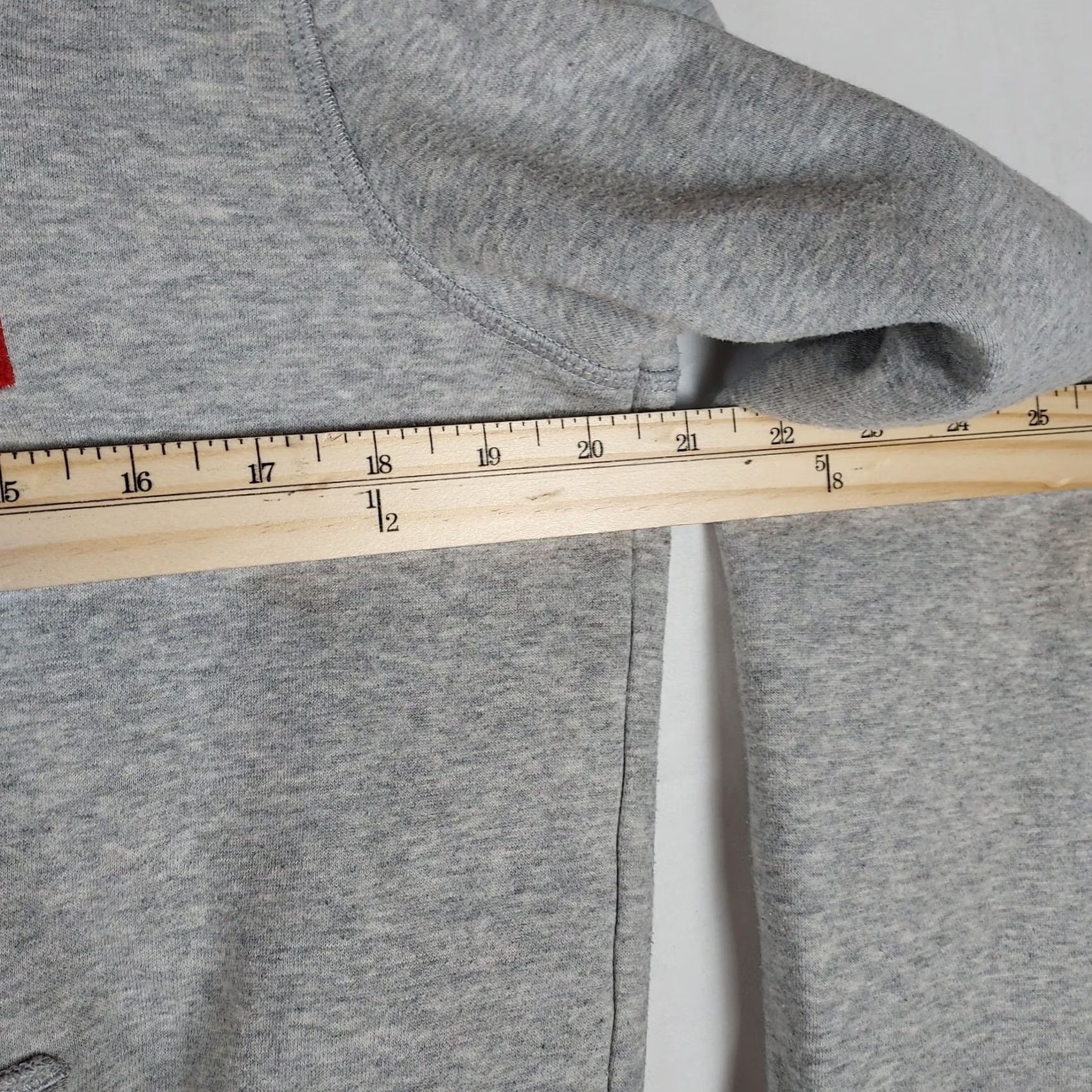 Tommy Hilfiger Tommy Hilfiger Hoodie Mens M Gray Pullover Sweatshirt Flag Logo Casual Size US M / EU 48-50 / 2 - 7 Thumbnail