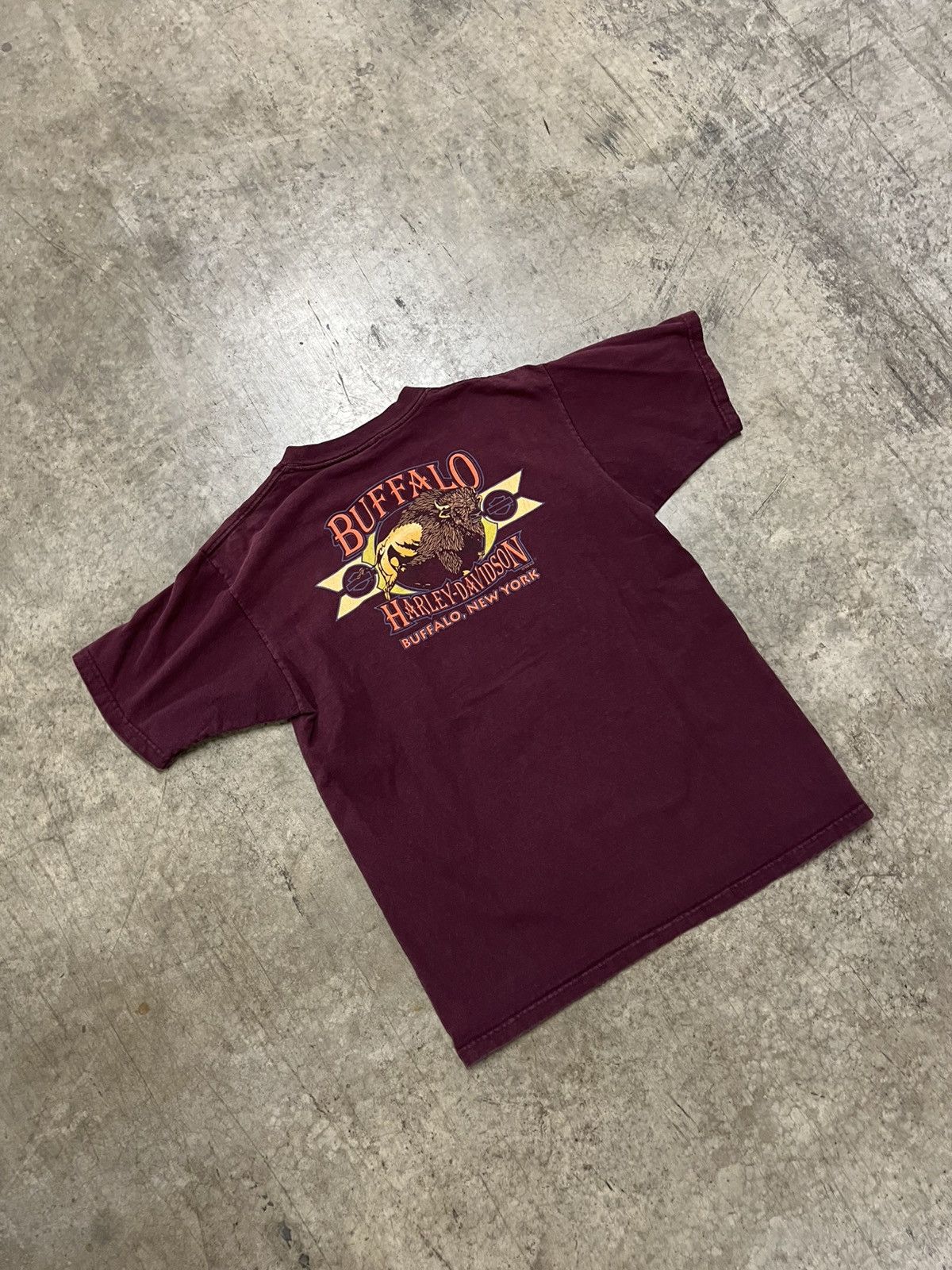 Harley Davidson × Vintage Harley Davidson vintage graphic tee hype rare skater biker Size US L / EU 52-54 / 3 - 6 Thumbnail