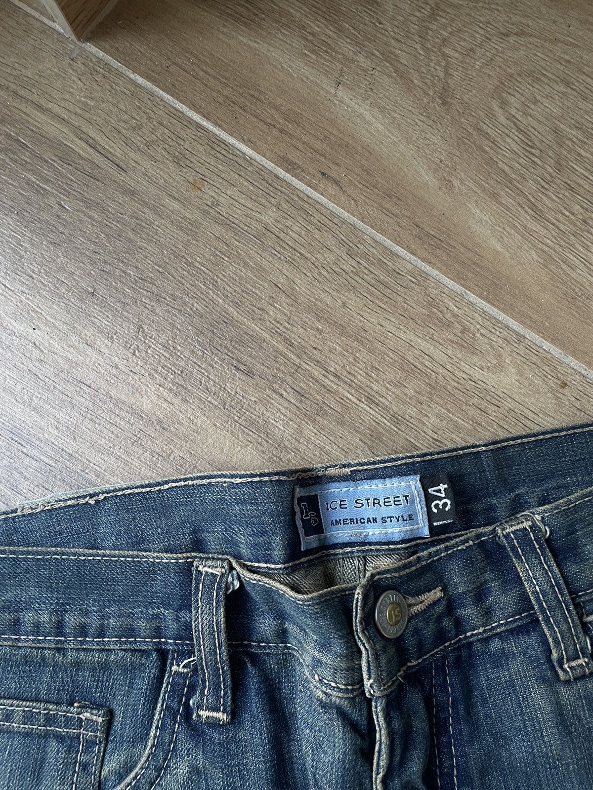 Vintage Vintage Baggy Jeans Mud Washed Flared Faded Wide Japanese Size US 32 / EU 48 - 10 Thumbnail