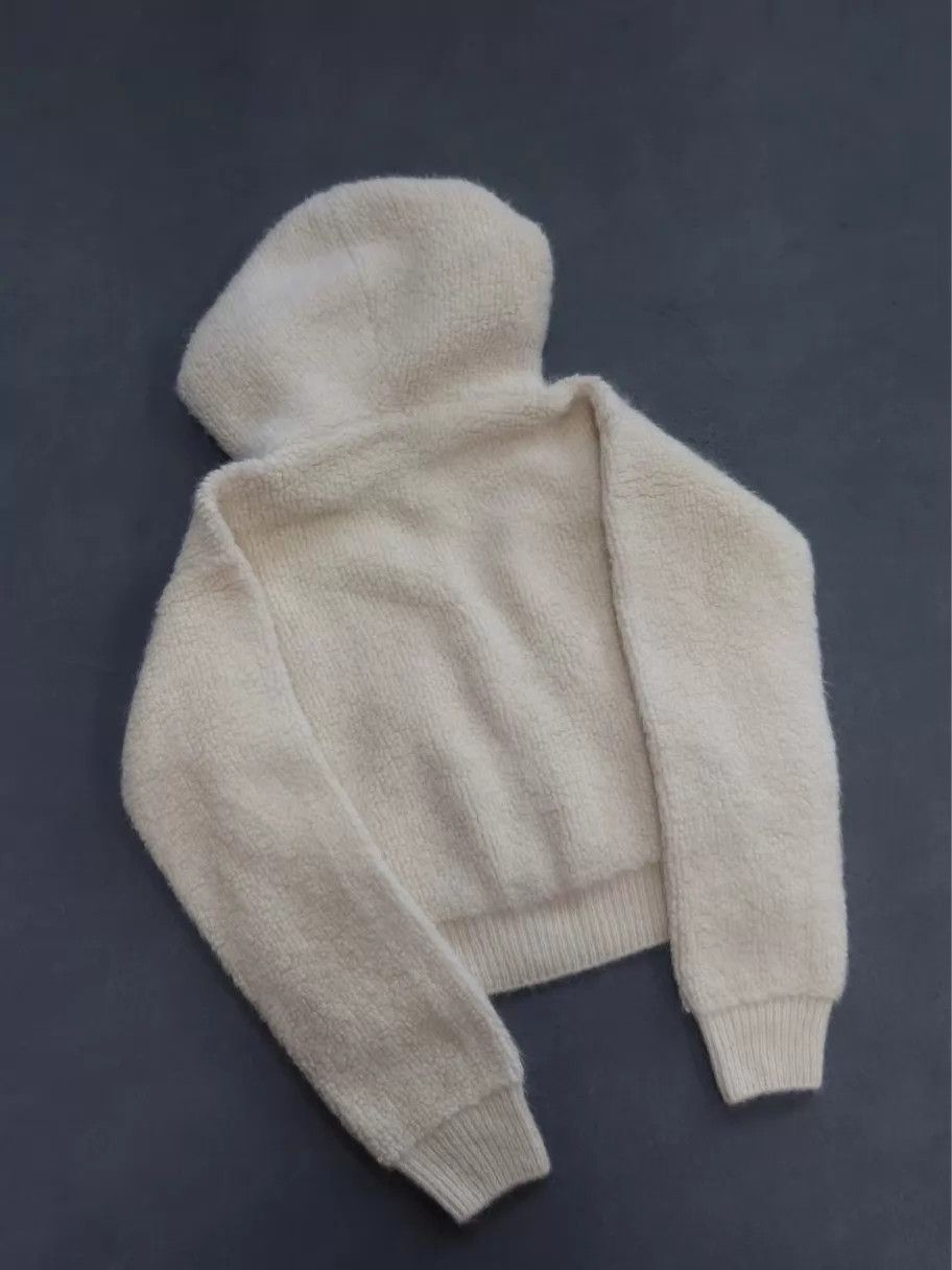 Celine CELINE SS22 Women's Ivory Plain Crewneck Hoodie S Size S / US 4 / IT 40 - 2 Thumbnail