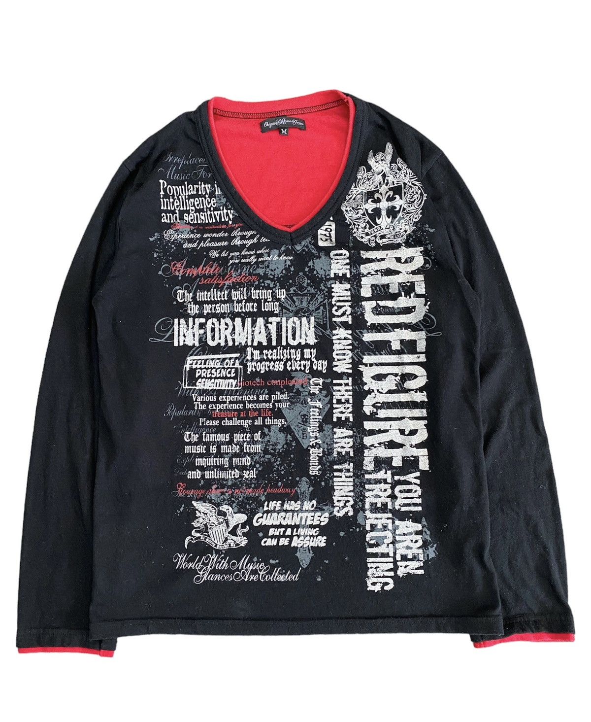 20471120 × Beauty Beast × Japanese Brand remakegear double layer poem longsleeve japan brand Size US L / EU 52-54 / 3 - 1 Thumbnail