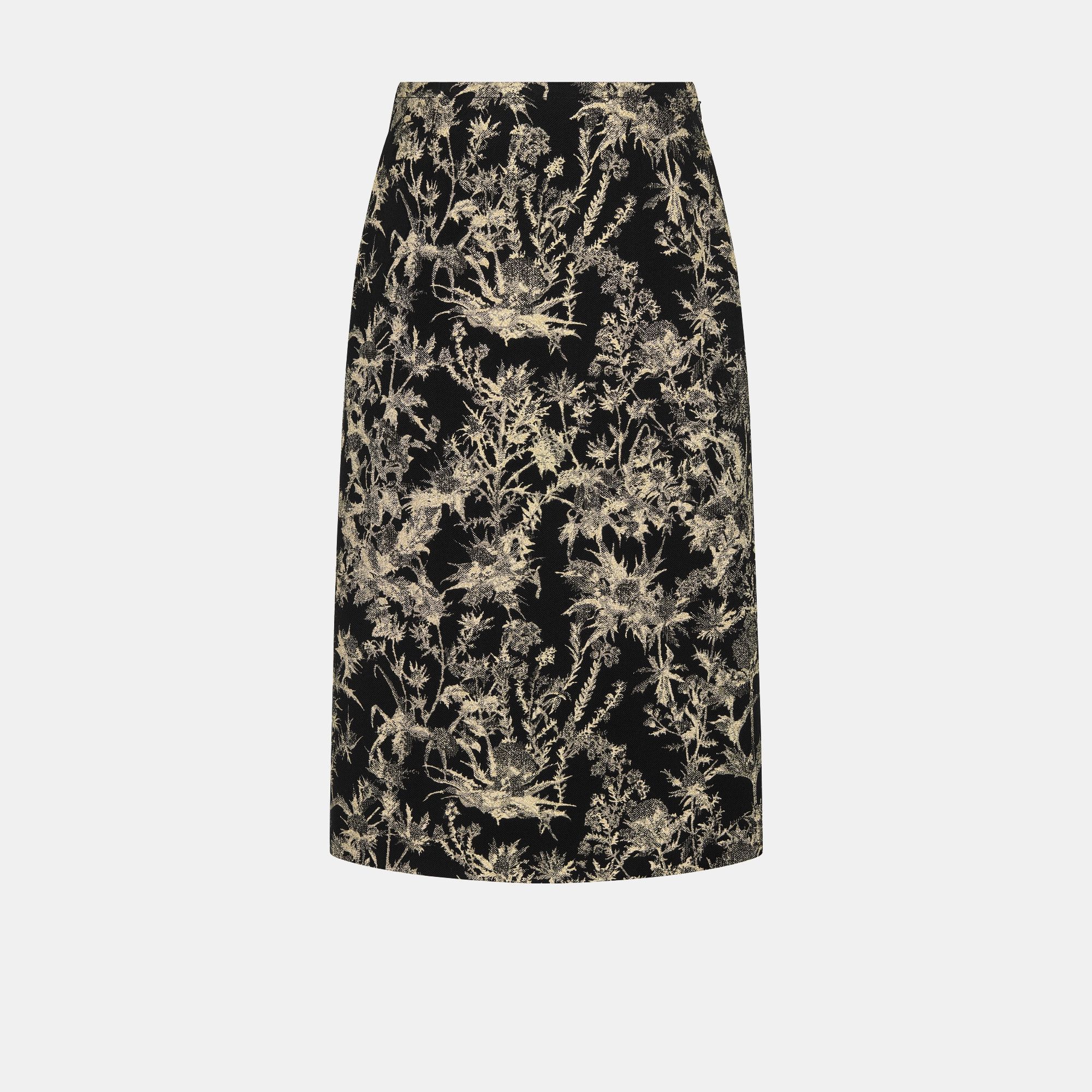 Dior o1bcso1str0126 Midi Skirts in Black Size 25" / US 0 / IT 36 - 1 Preview