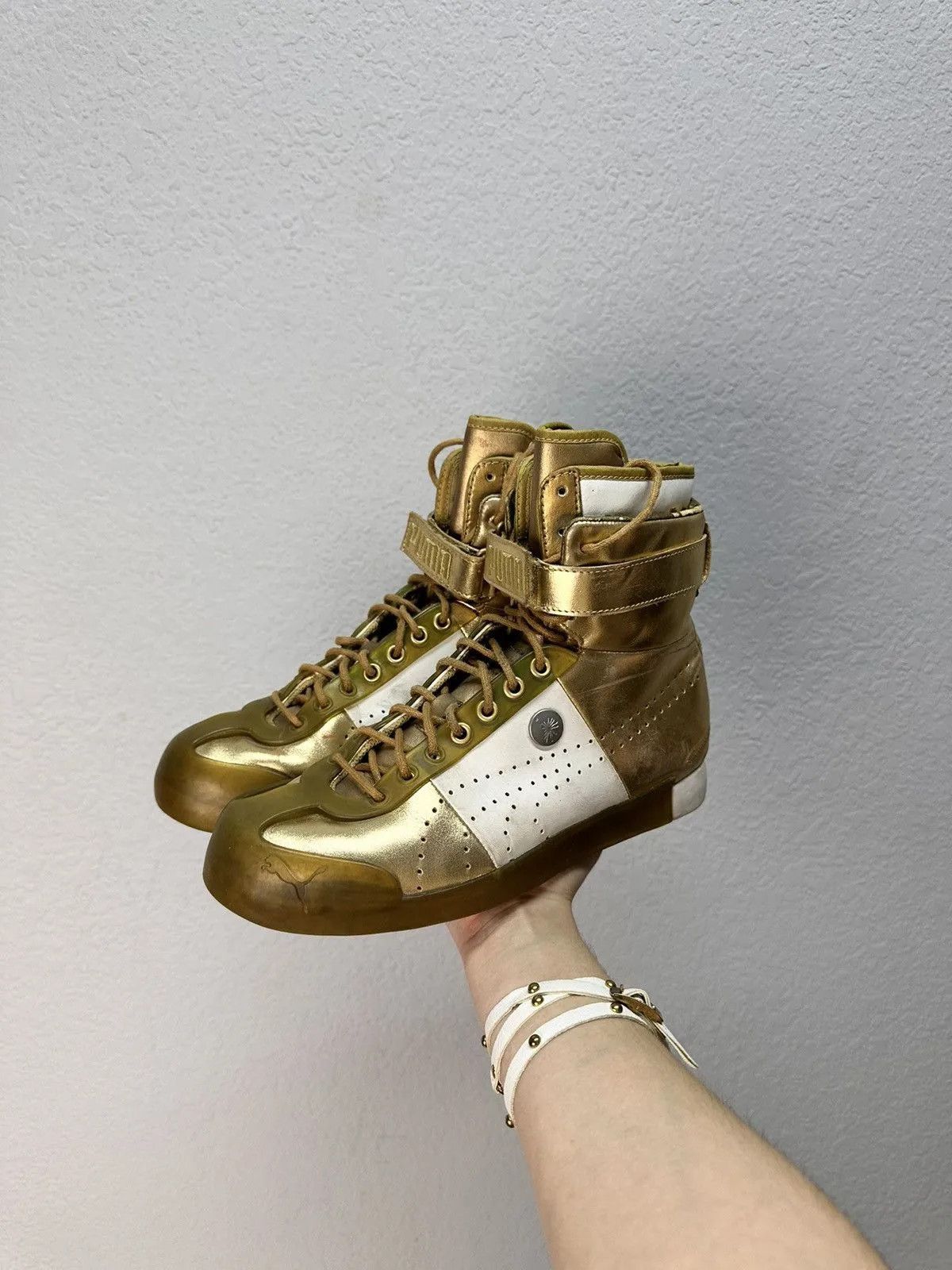 Puma Vintage Puma Japan High Shoes Leather Boots Design Mihara Size US 7 / EU 40 - 2 Thumbnail