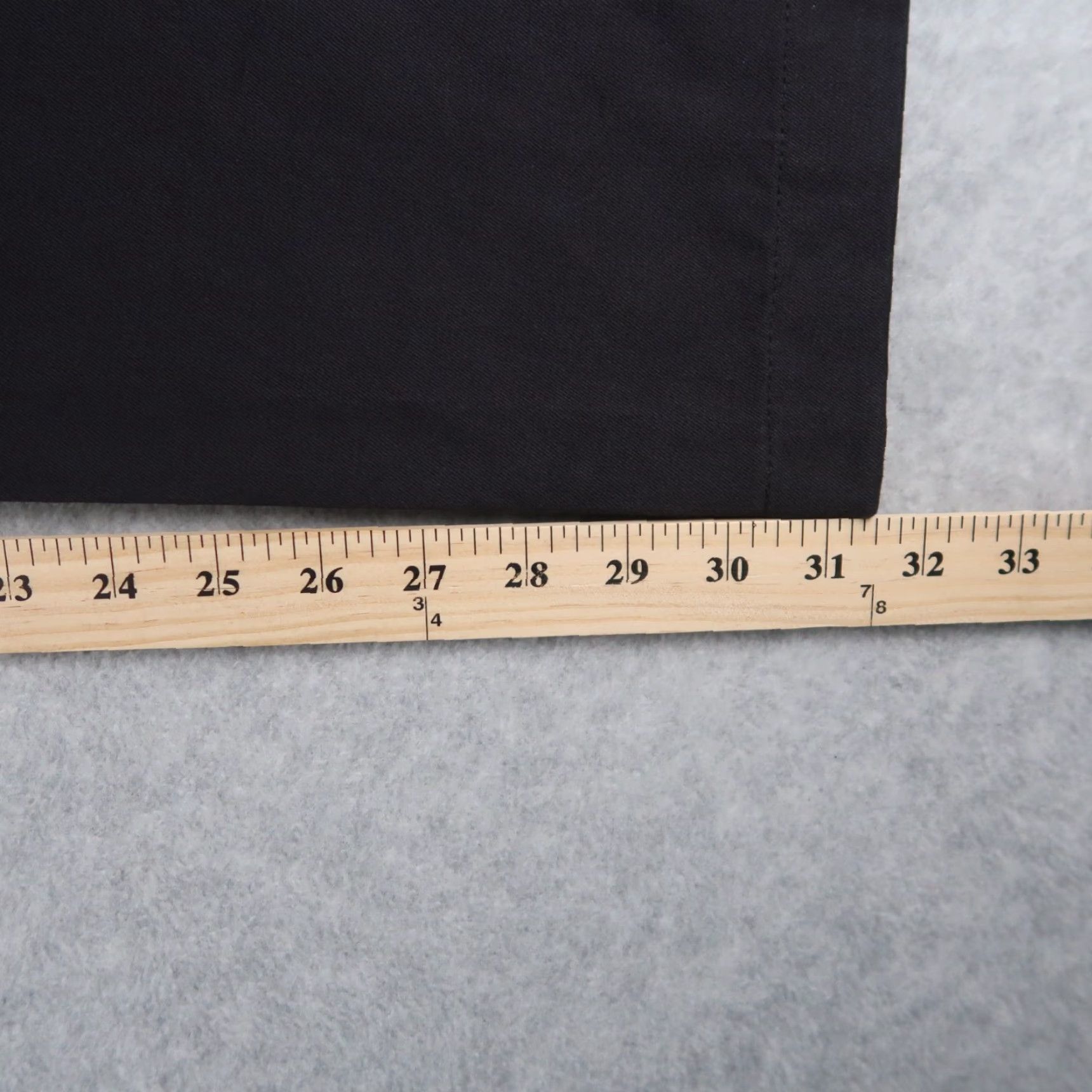 Vintage American Giant Work Pants 33x31.5 Black Cotton Twill Straight Leg Mens Size US 33 - 7 Thumbnail