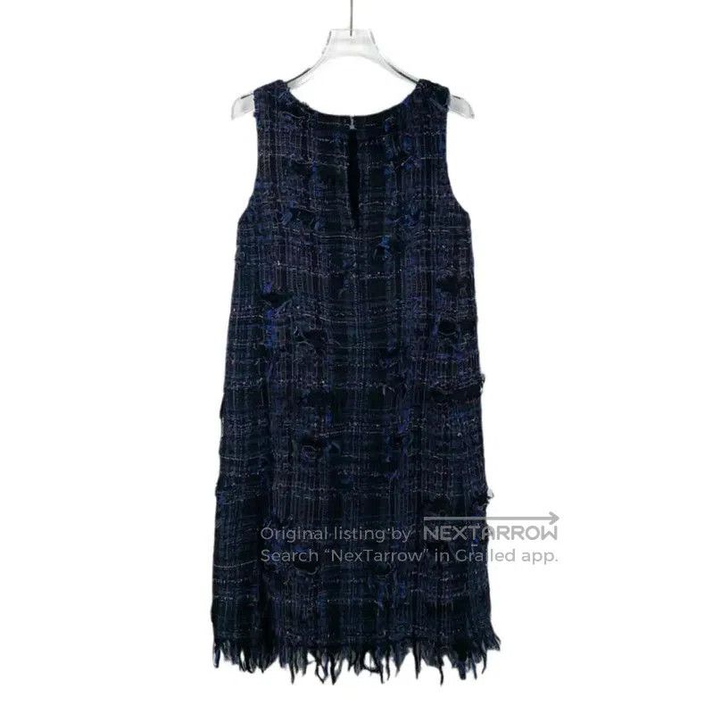Chanel Chanel Deep Blue Cotton Women's Dress . Size XS / US 0-2 / IT 36-38 - 2 Thumbnail