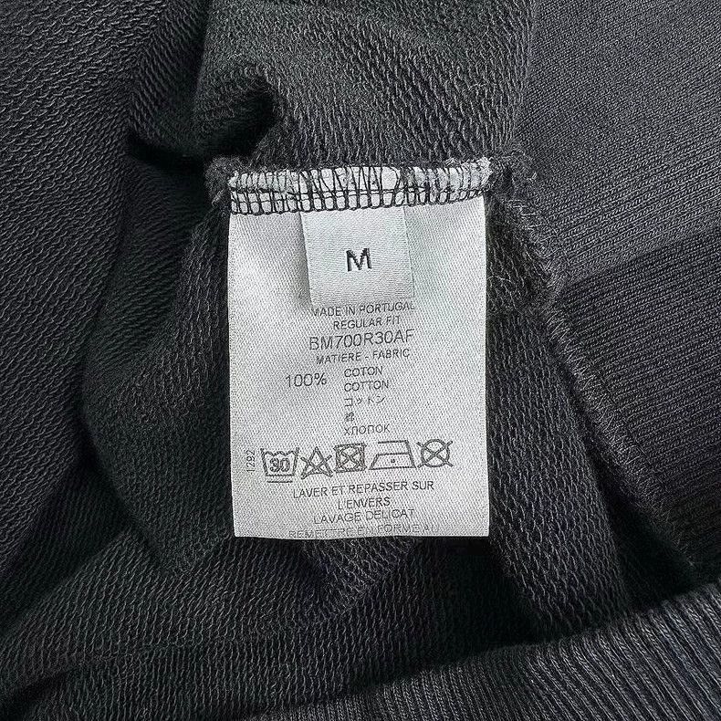 Givenchy Destroyed Logo Oversized Hooded Sweatshirt