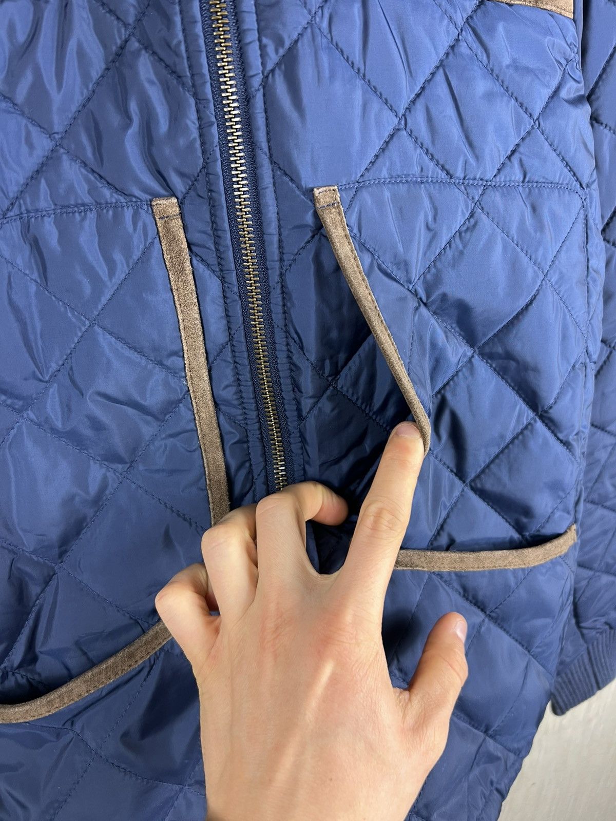 Ralph Lauren Vintage Ralph Lauren Sport suede leather quilted down jacket Size M / US 6-8 / IT 42-44 - 9 Thumbnail