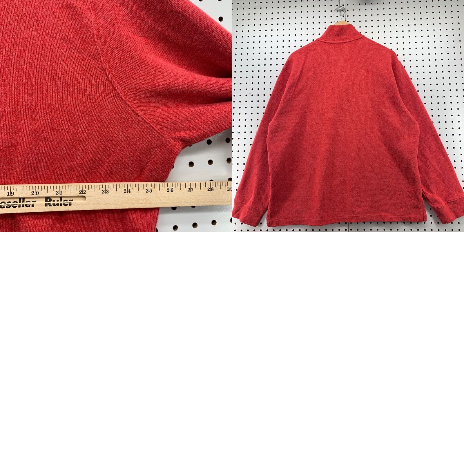 Polo Ralph Lauren Polo Ralph Lauren 1/4 Zip Pullover Sweater Men XL Red Orange Blue Pony Shirt Mens XL Red Polo Ralph Lauren 1/4 Zip Pullover Sweater Size US XL / EU 56 / 4 - 8 Thumbnail